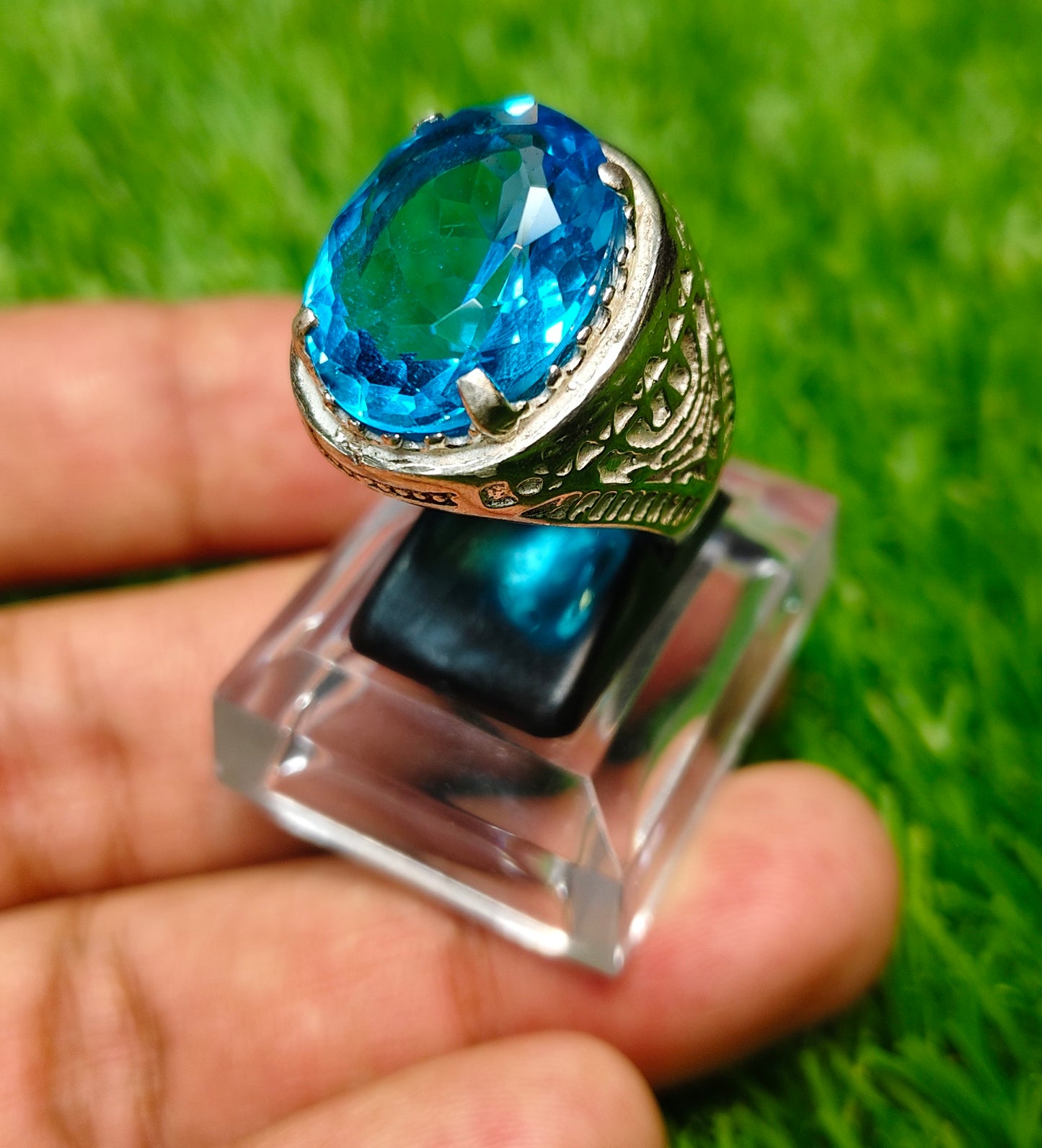 Blue Topaz Ring