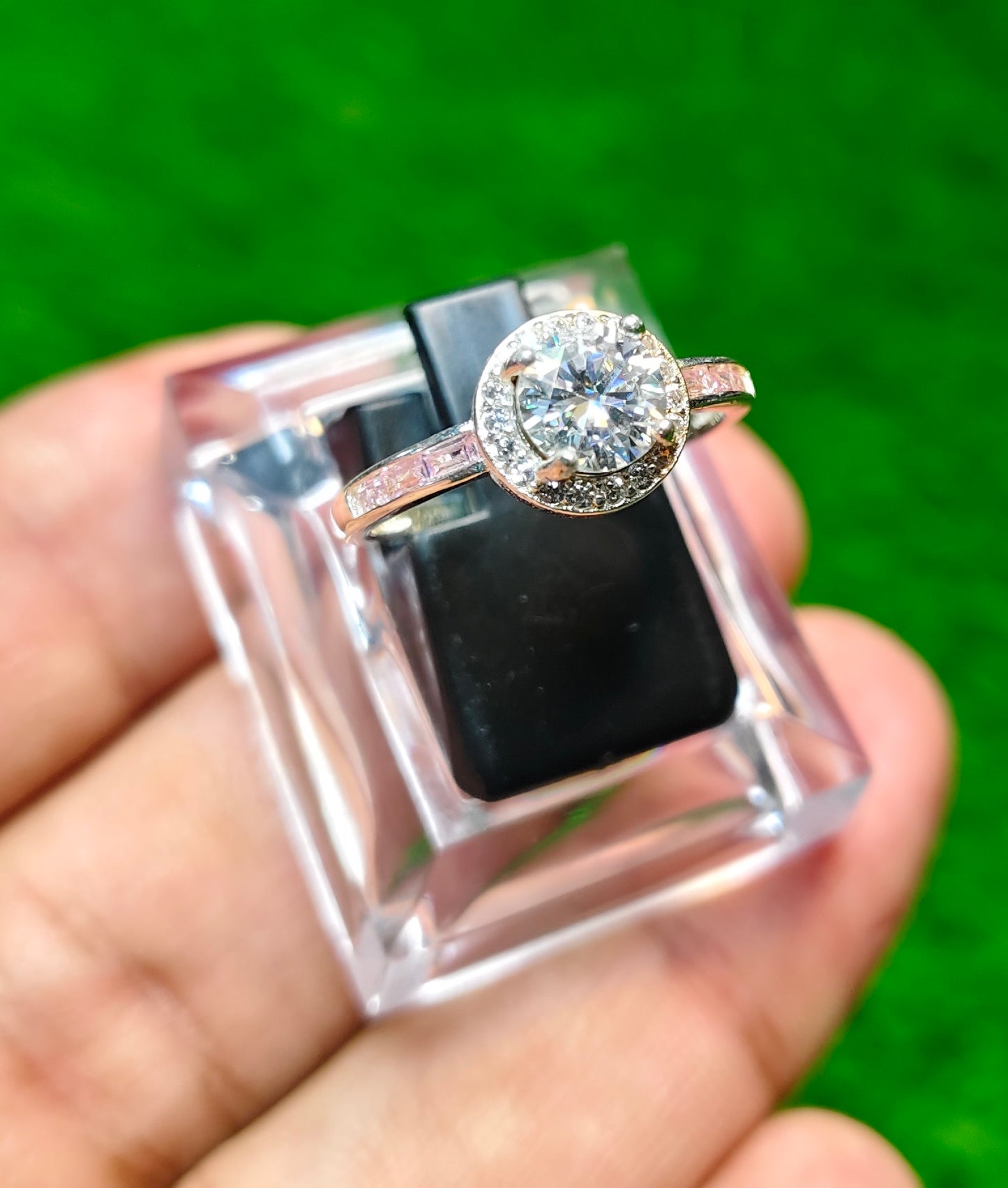 Moissanite Diamond Ring