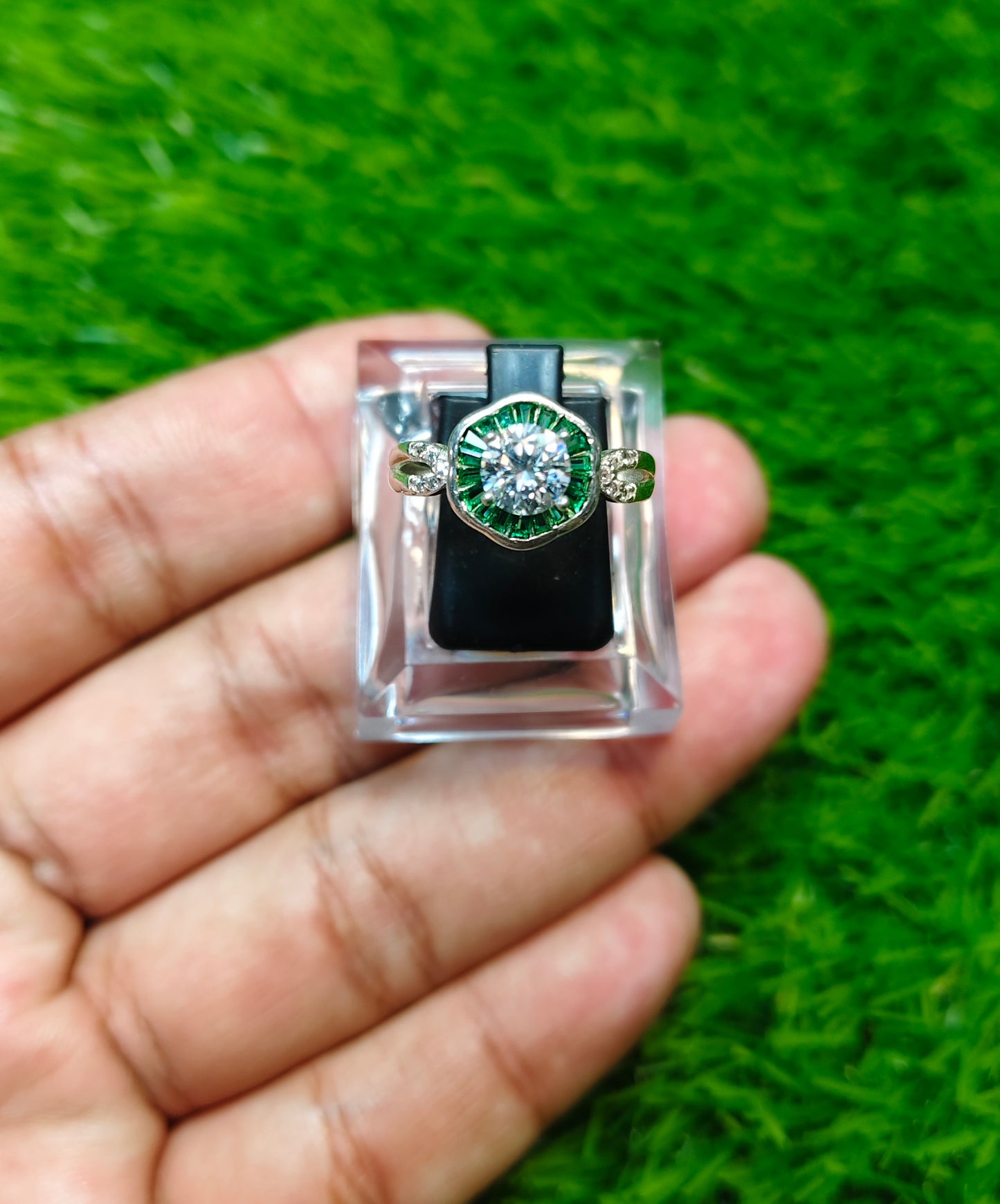 Moissanite Diamond Ring