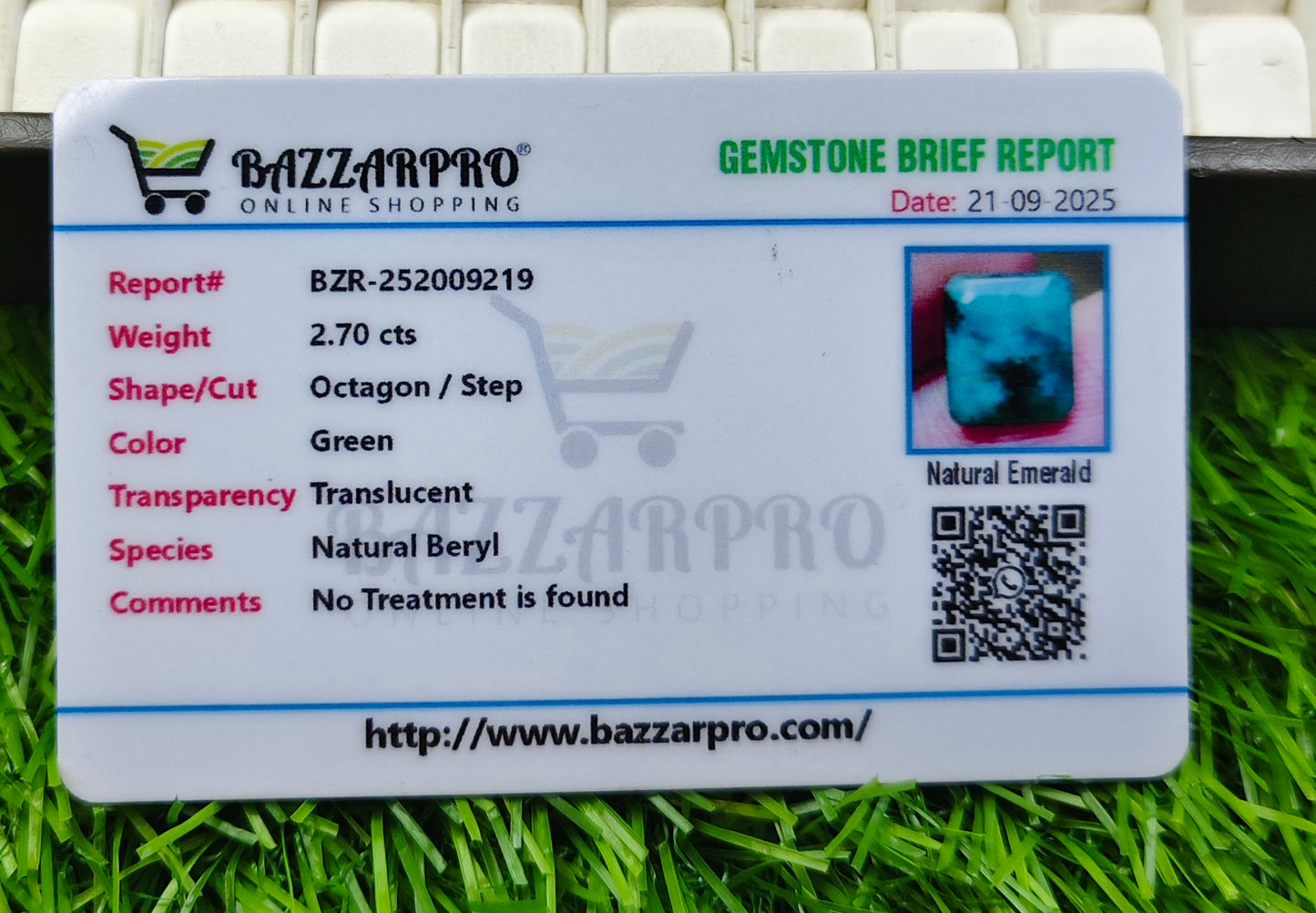 Premium Zamurd With Lab Certificate