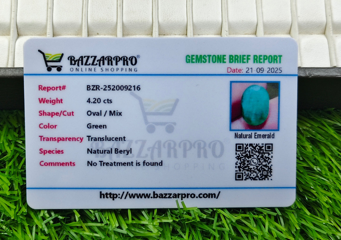 Premium Zamurd With Lab Certificate