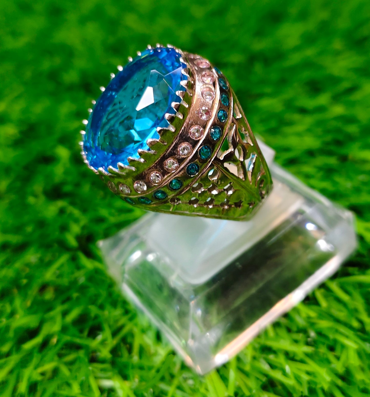 Blue Topaz Ring