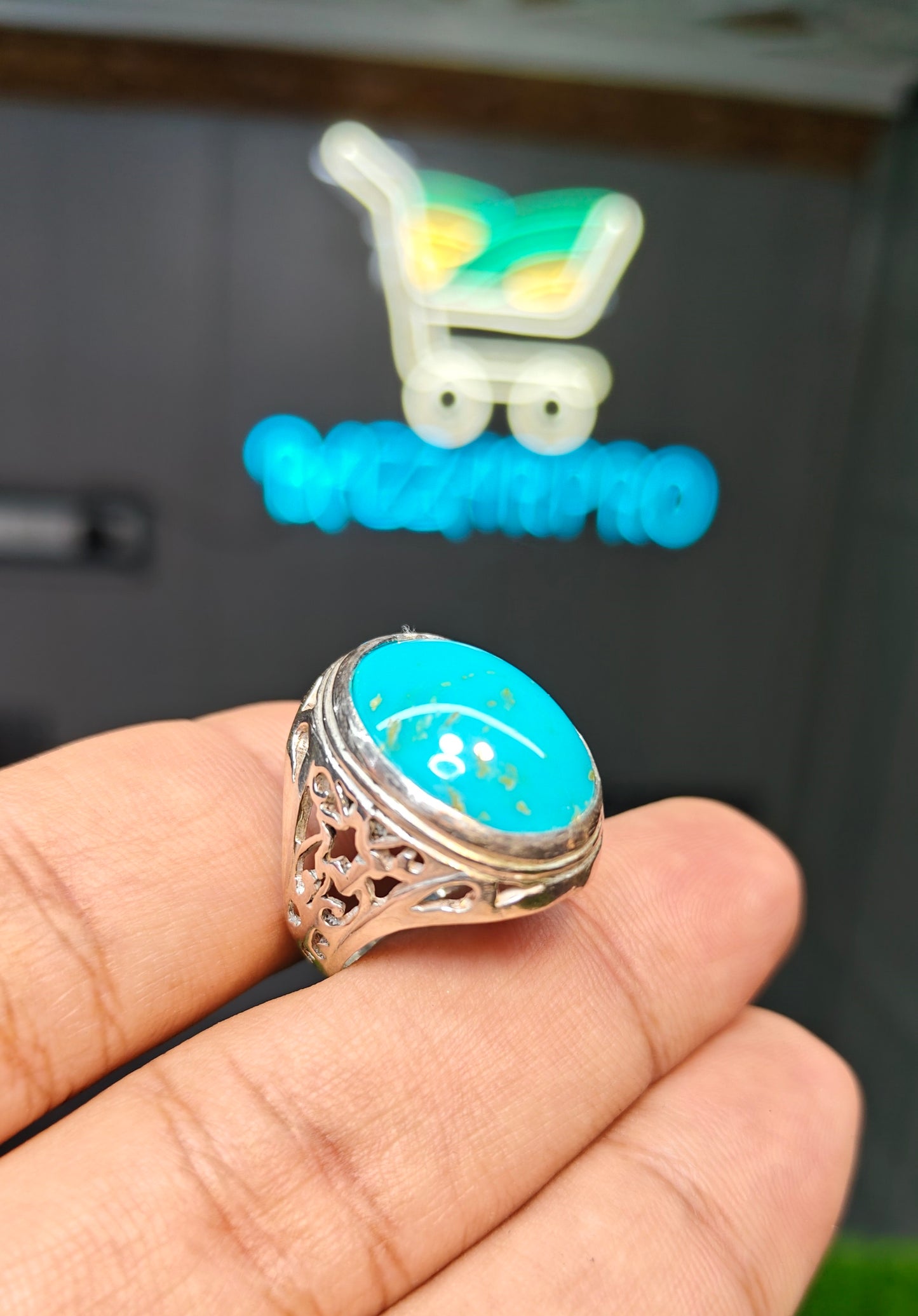 Premium Quality Irani Feroza Ring