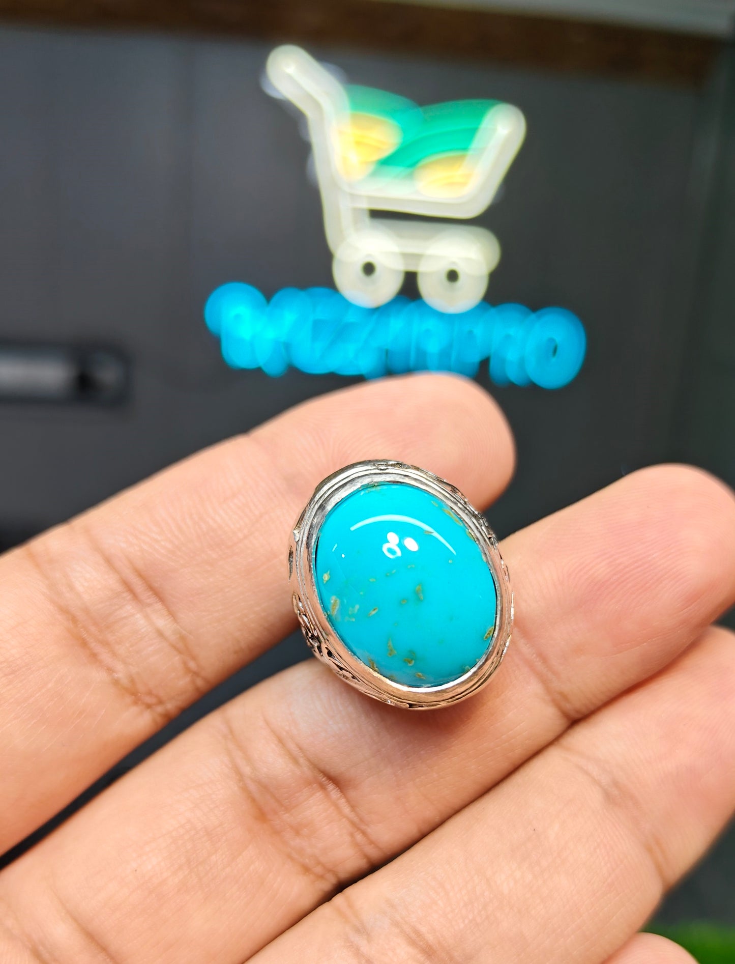 Premium Quality Irani Feroza Ring
