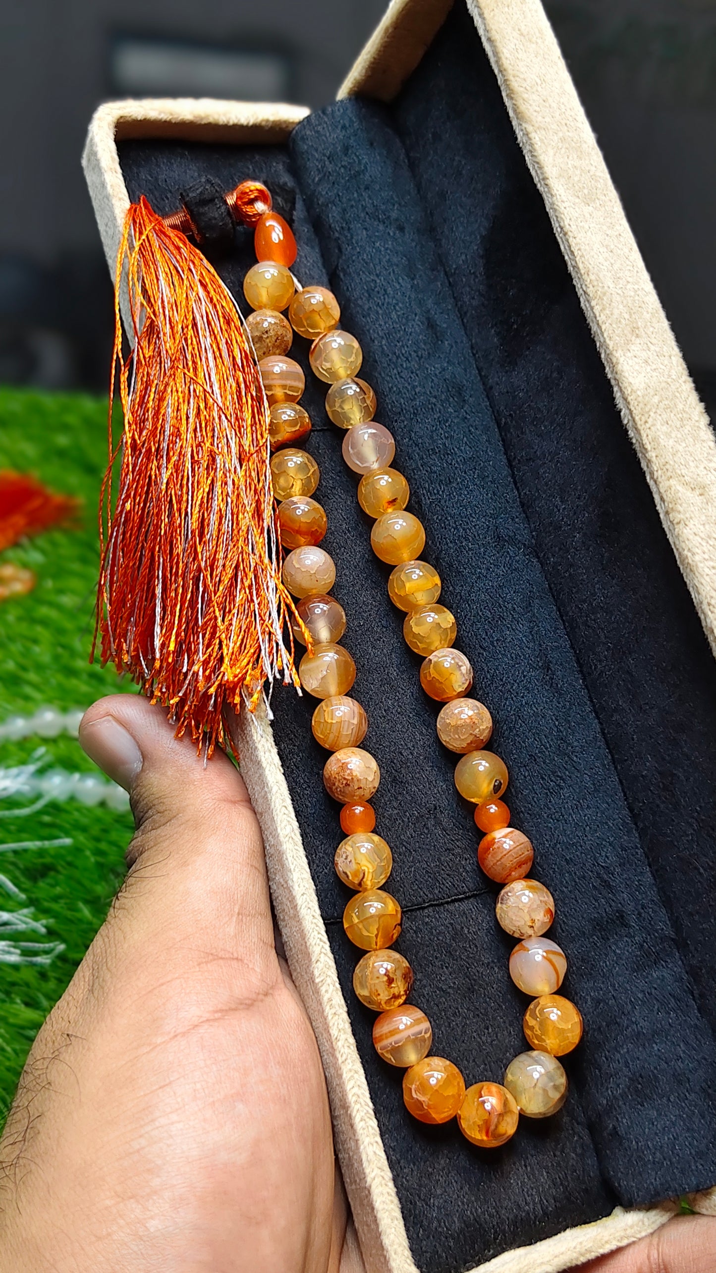 Sulamani Aqeeq Tasbeeh (Original Stone)