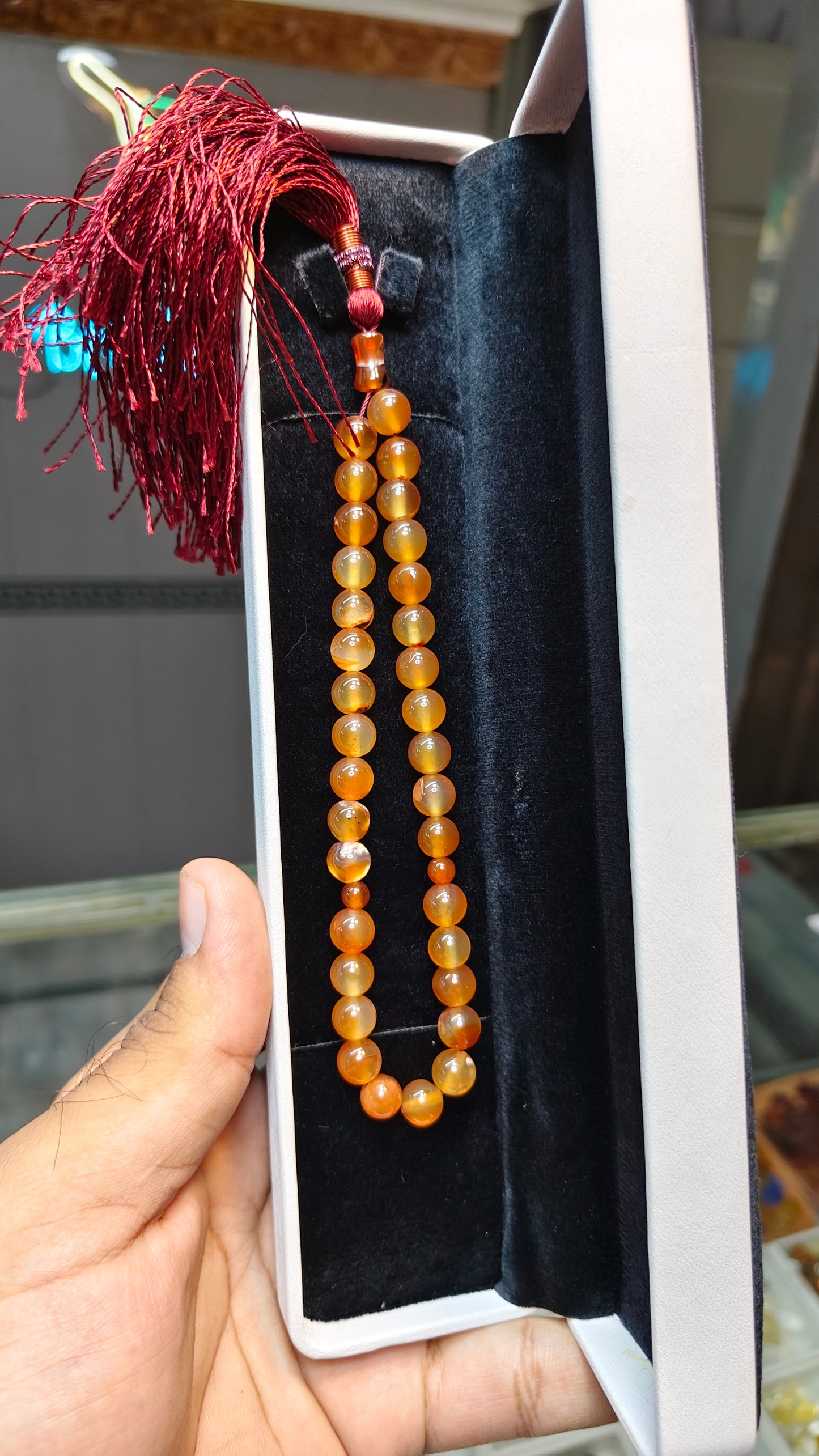 Sulemani Aqeeq Tasbeeh (Original Stone)