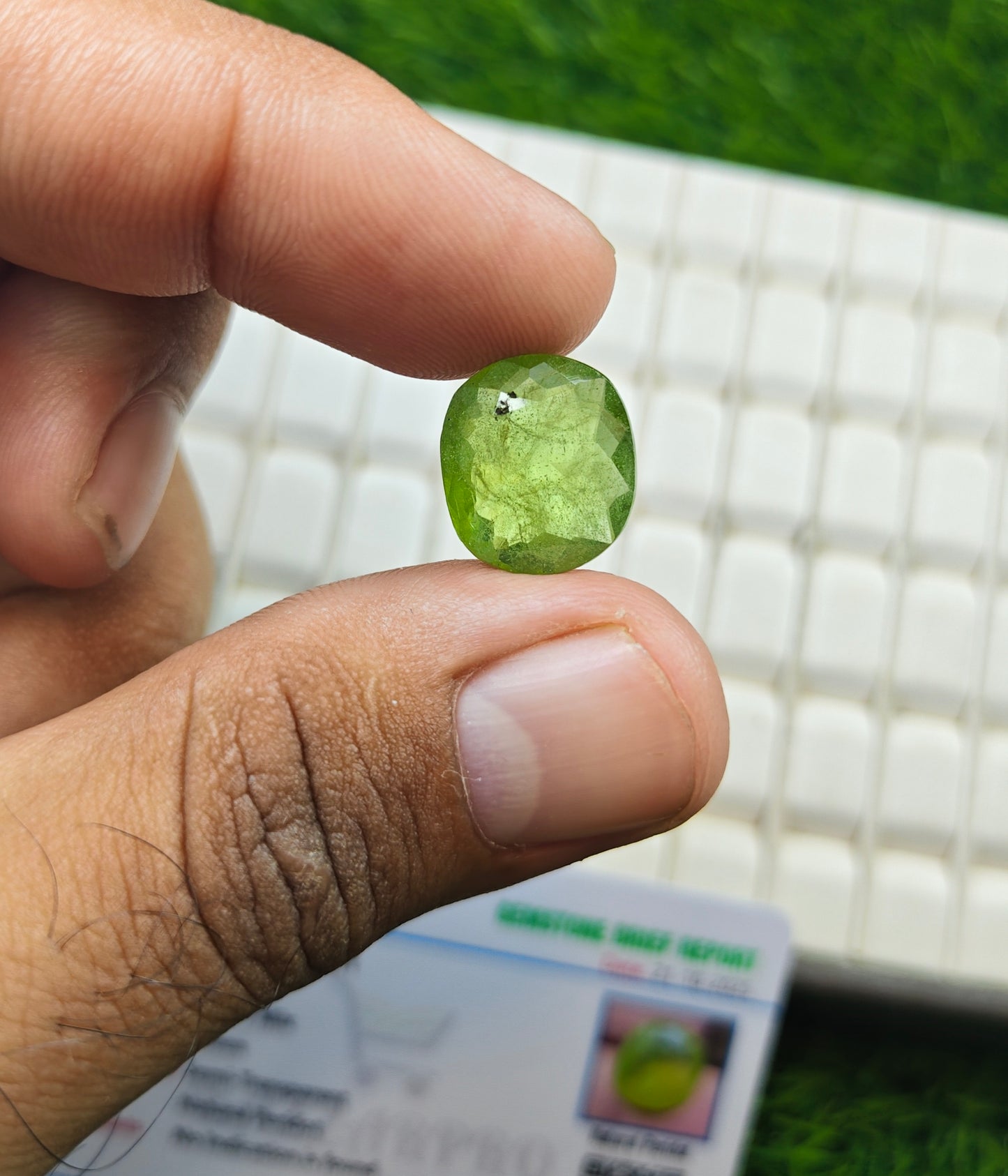 Premium Quality Peridot With Lab Certificate