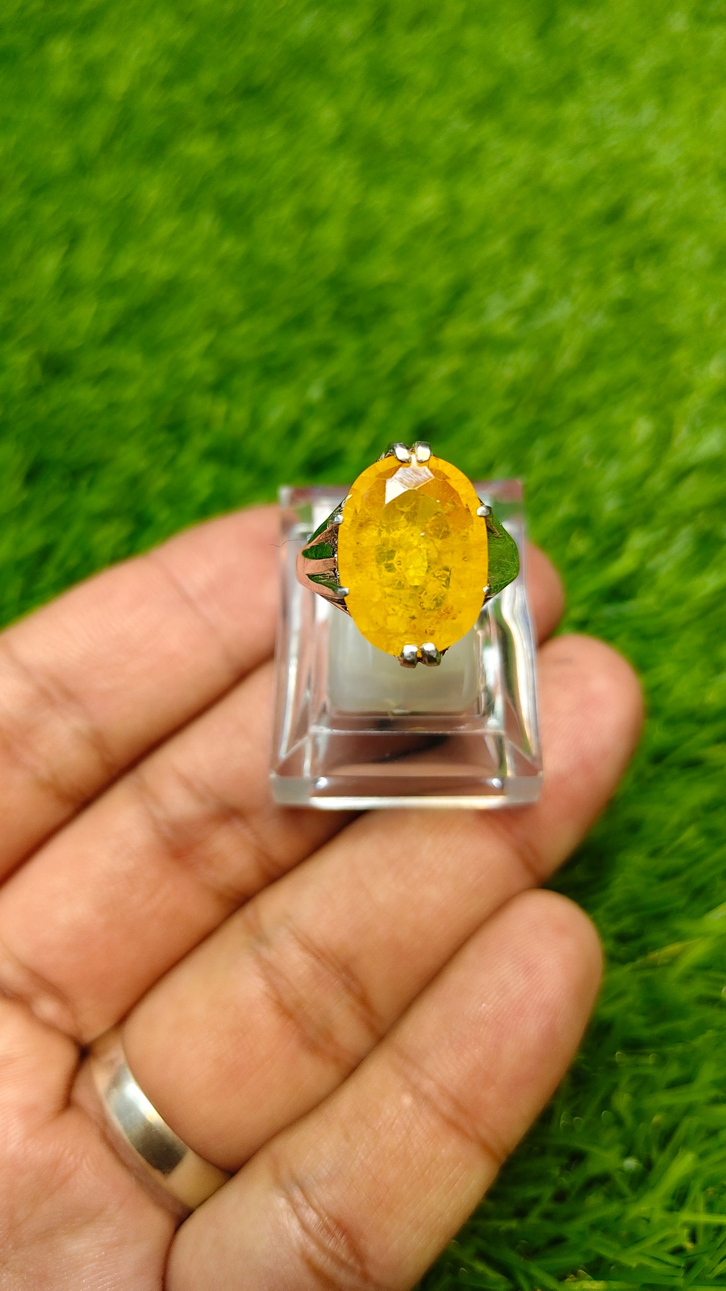 Premium Quality Pukhraj Ring