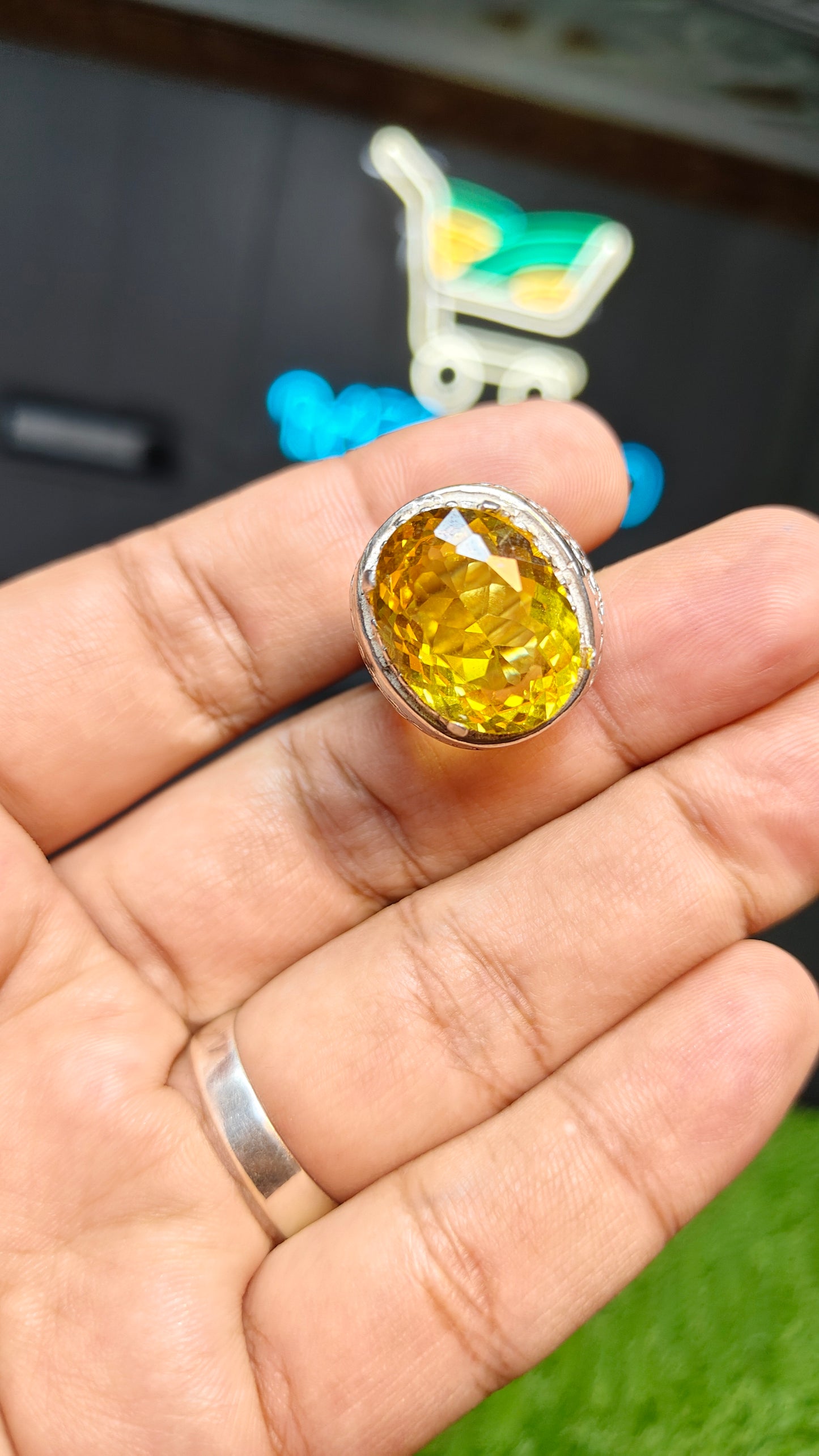 Premium Quality Lemon Topaz Ring