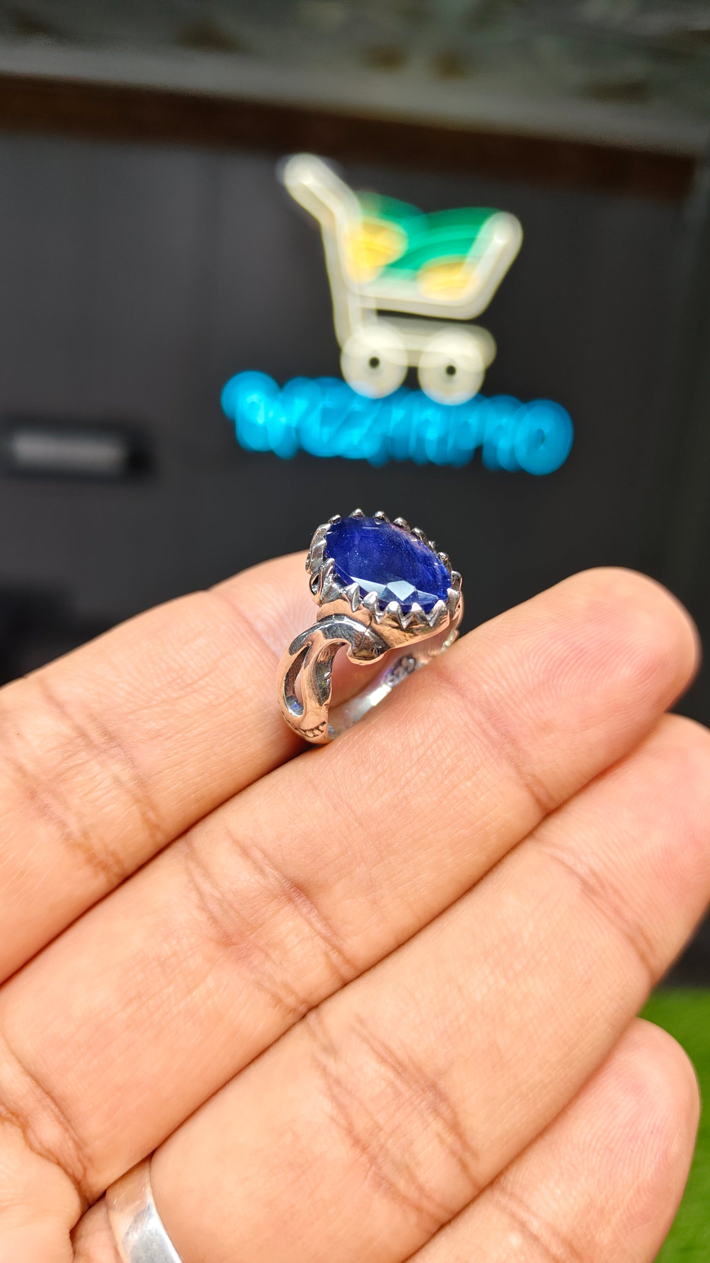 Premium Quality Neelam Ring