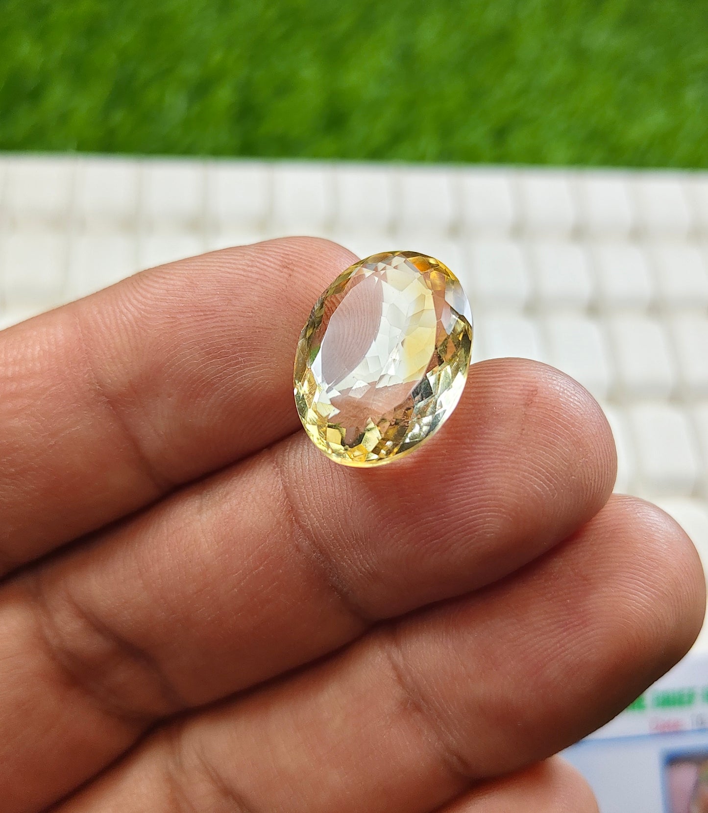 Natural Citrine With Lab Certificate