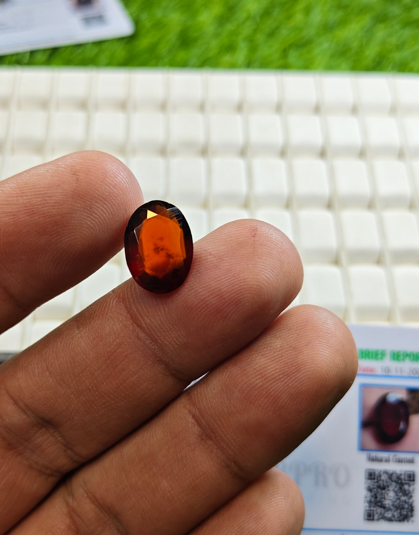 Premium Quality Garnet With Lab Certificate