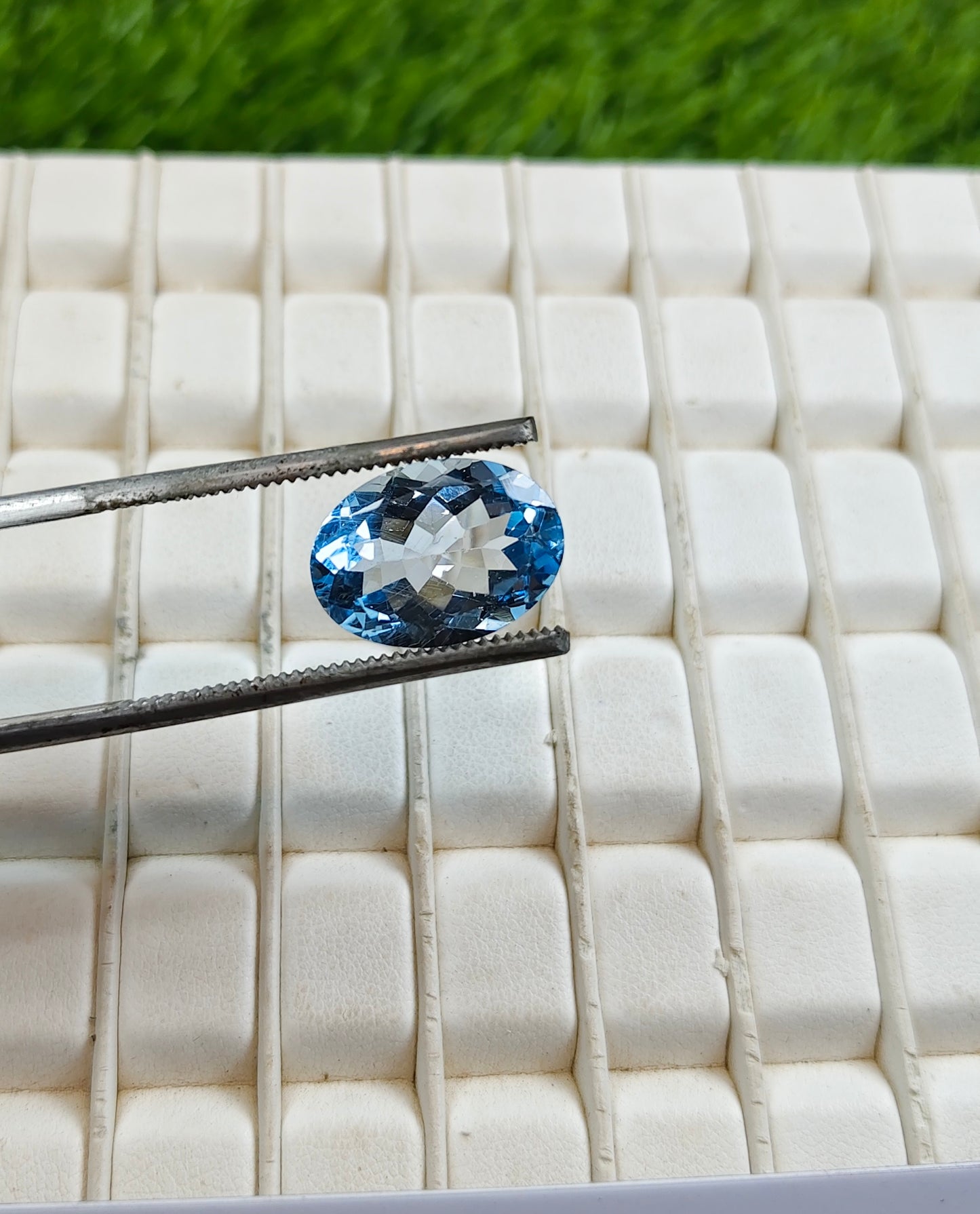 Natural Blue Topaz With Lab Certificate