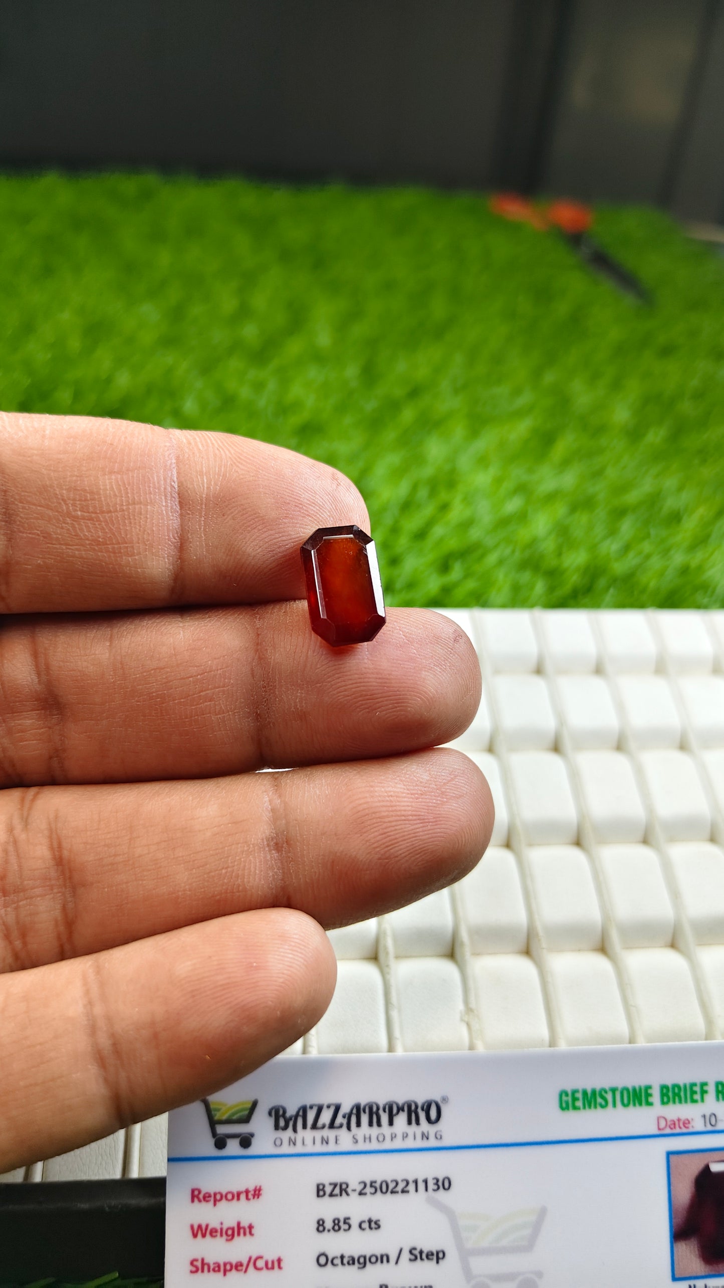 Blue Topaz With Lab Certificate