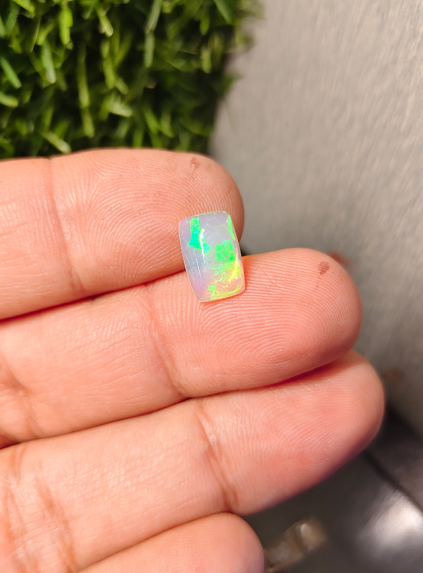 White Fire Opal With Lab Certificate