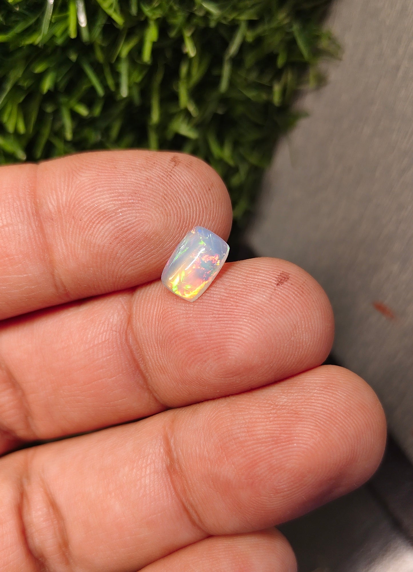 White Fire Opal With Lab Certificate