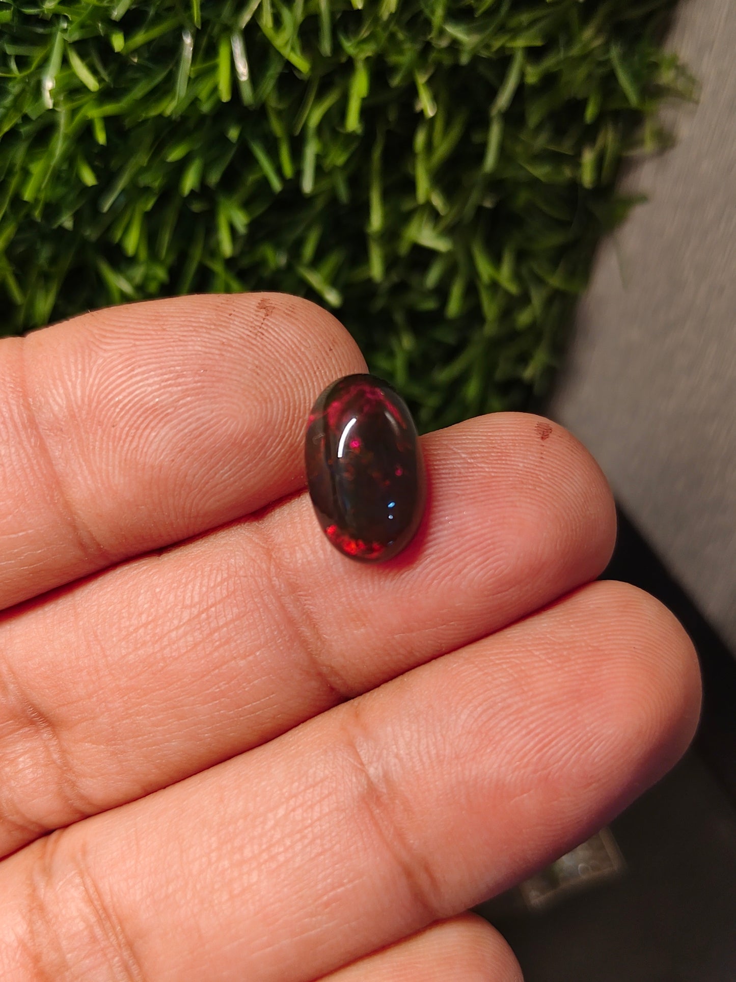 Black Fire Opal With Lab Certificate