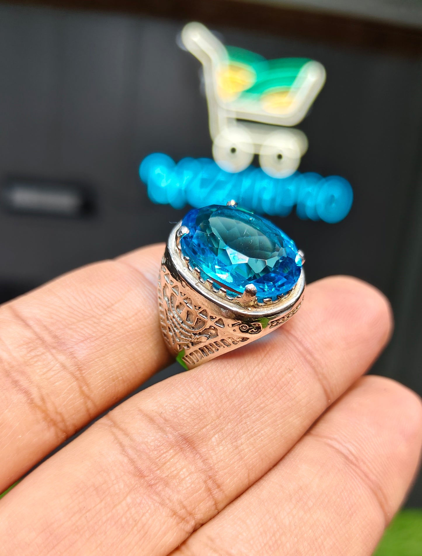 Blue Topaz Ring
