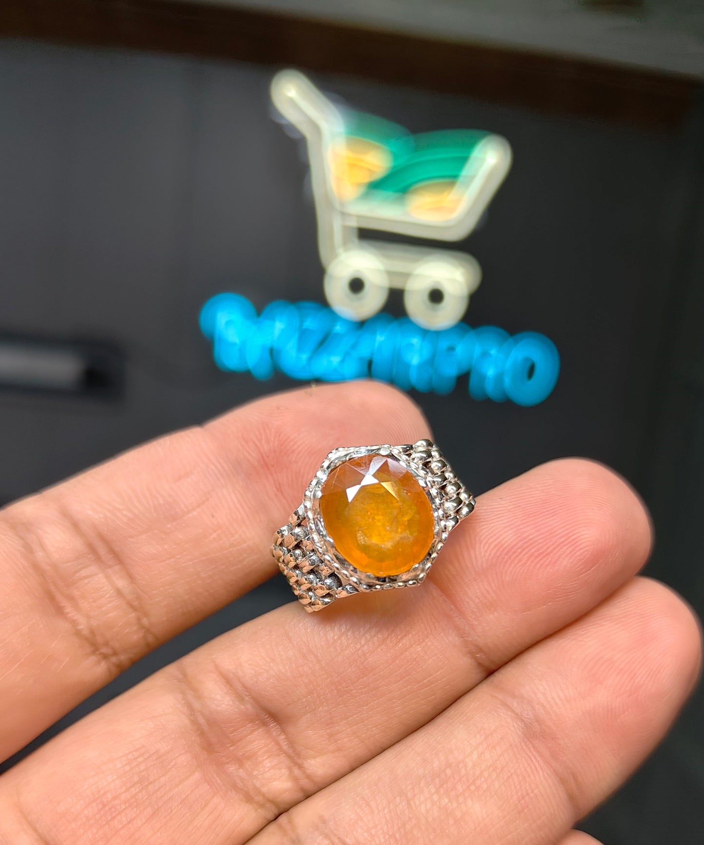Premium Quality Pukhraj Ring