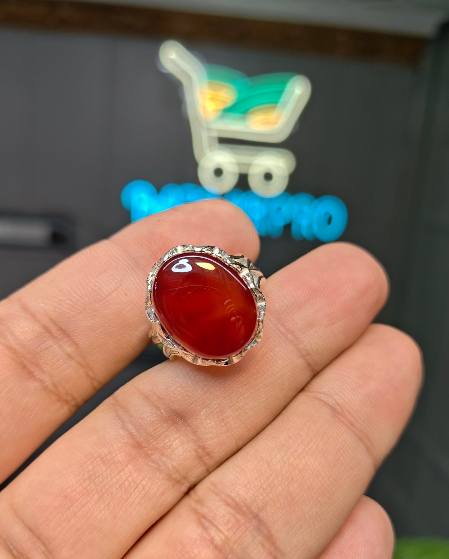 Premium Quality Yamni Aqeeq Ring