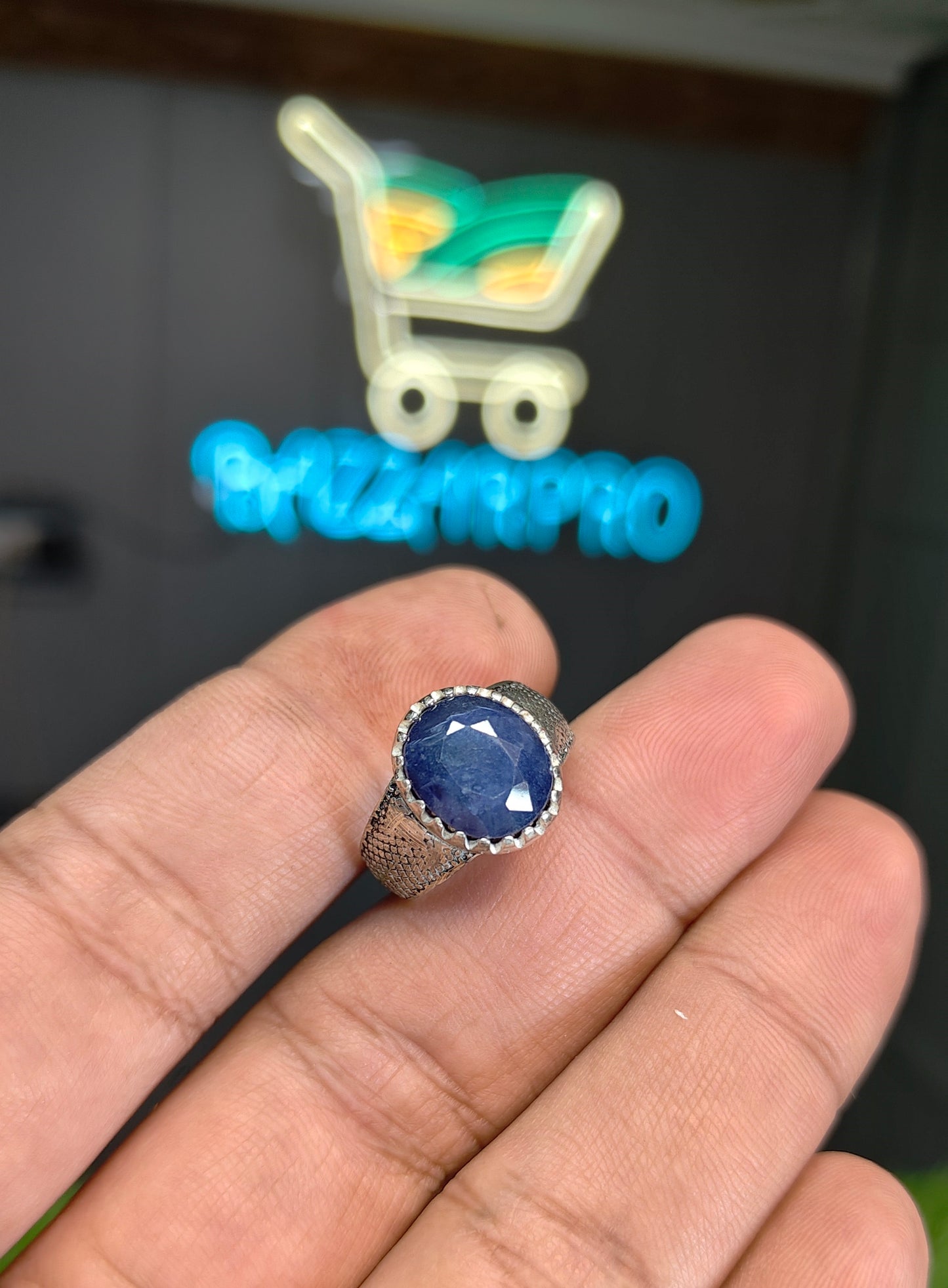 Premium Quality Neelam Ring