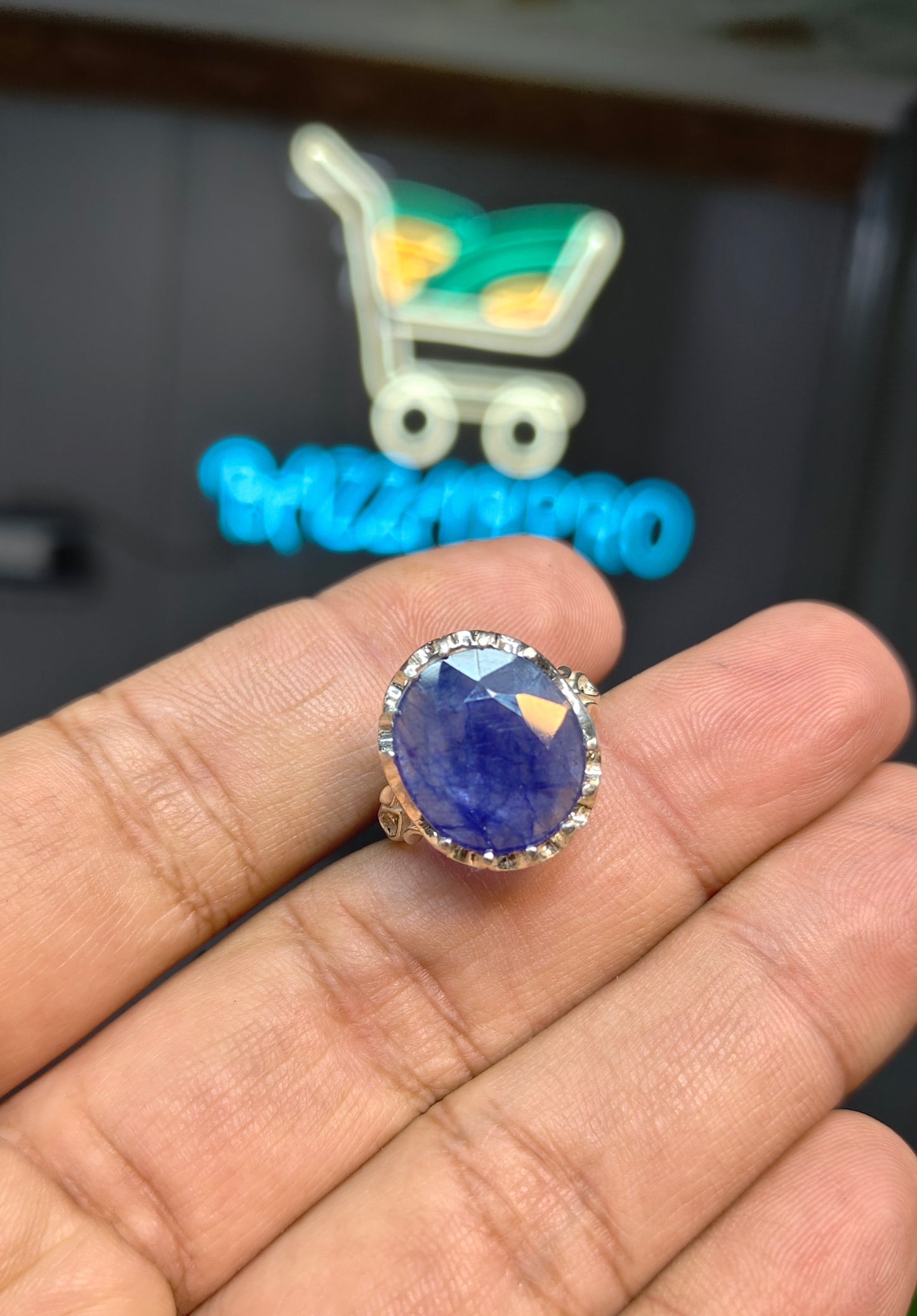 Premium Quality Neelam Ring