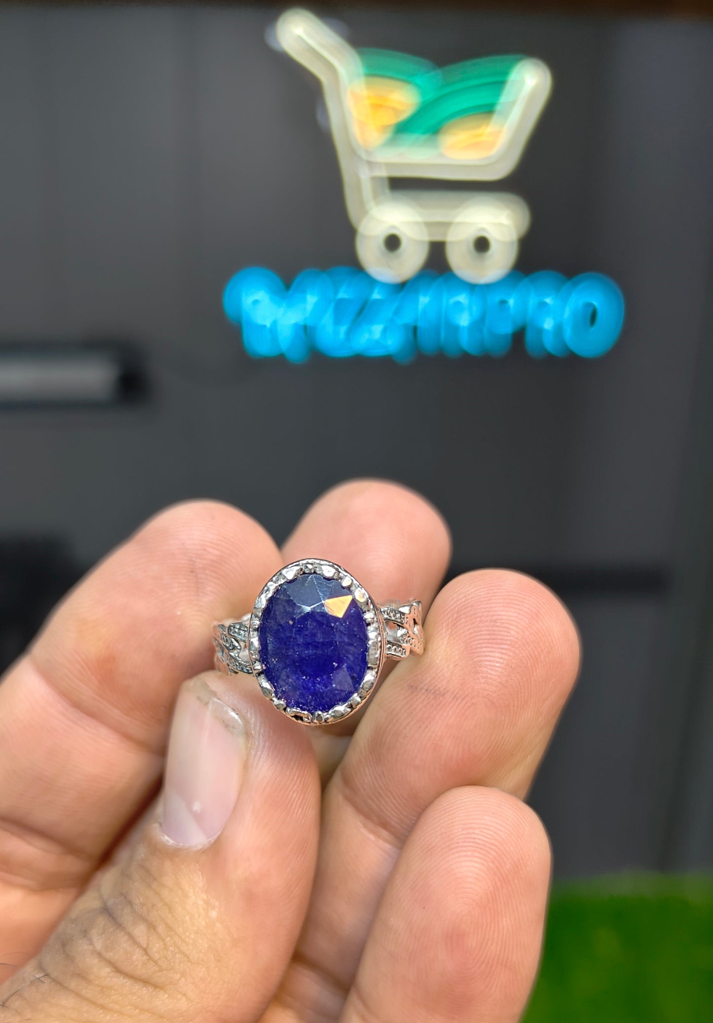 Premium Quality Neelam Ring