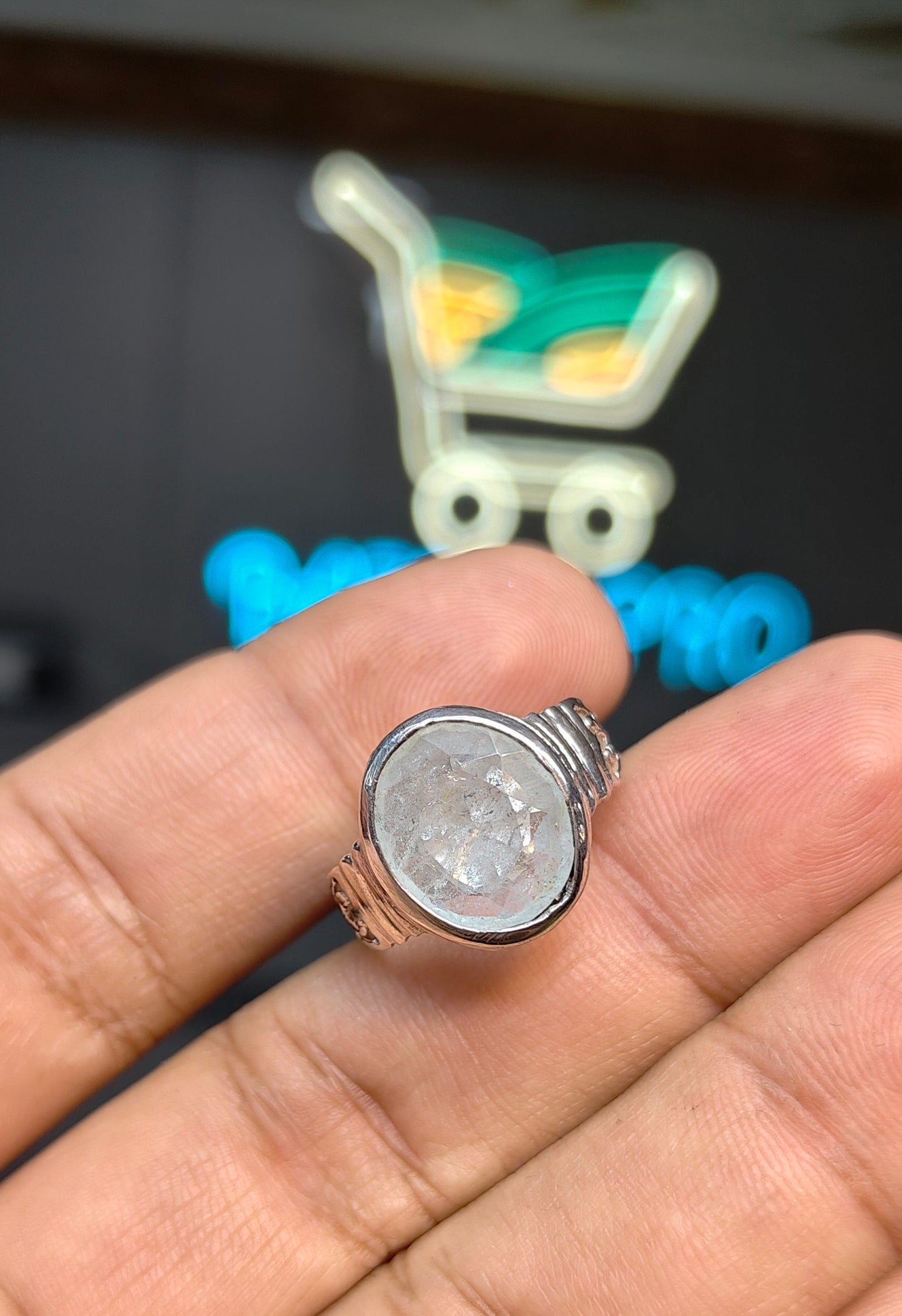 Premium Quality Aquamarine Ring