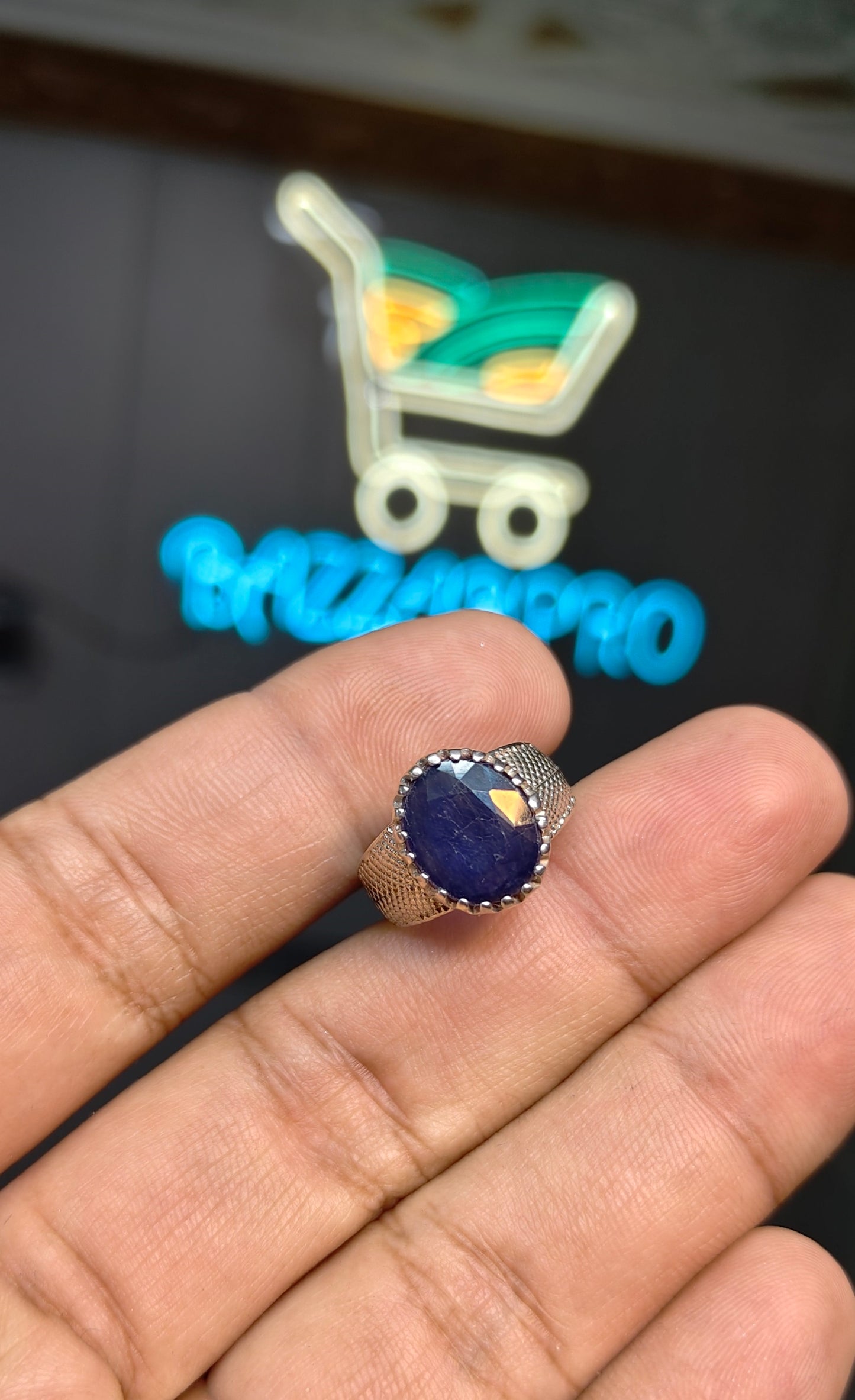 Premium Quality Neelam Ring