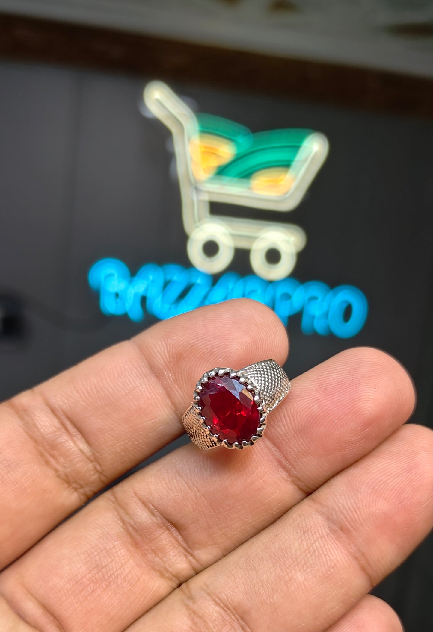 Premium Quality Anari Yaqoot Ring