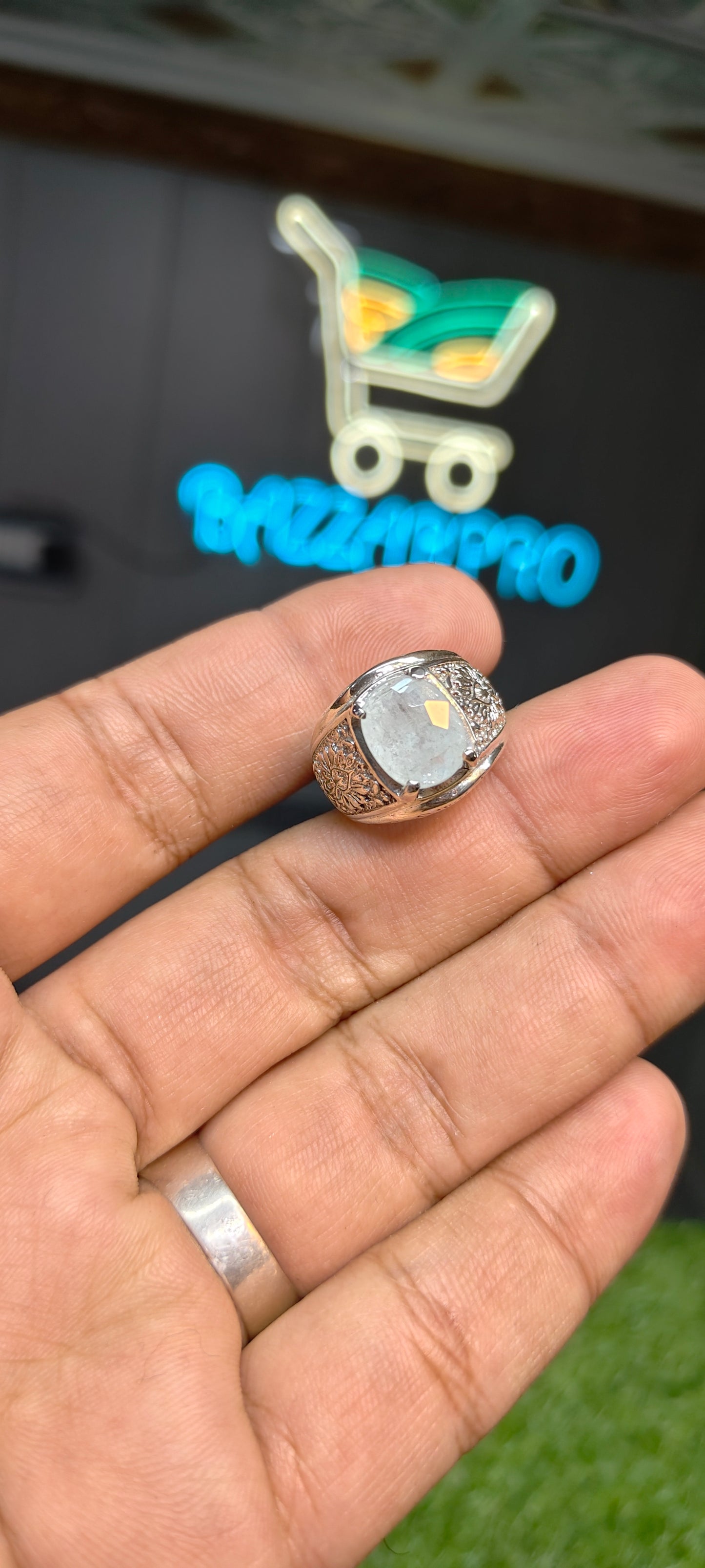 Premium Quality Aquamarine Ring