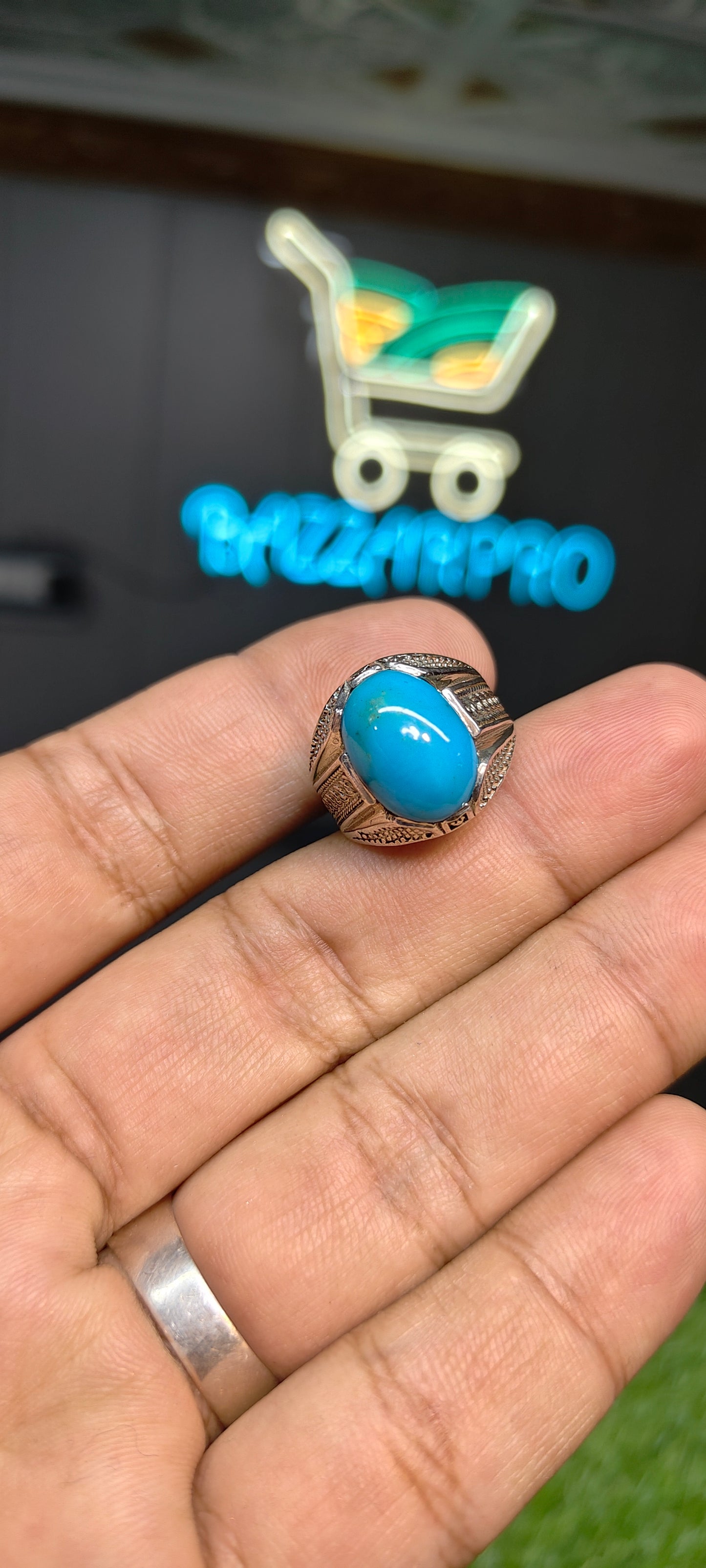 Premium Quality Irani Feroza Ring