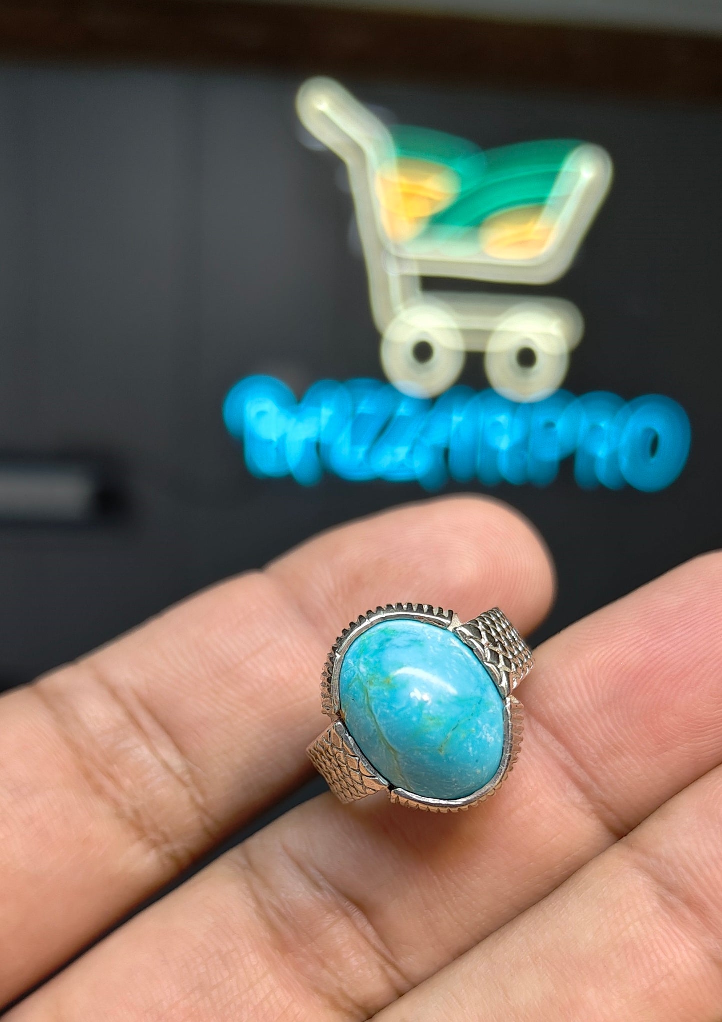 Premium Quality Irani Feroza Ring