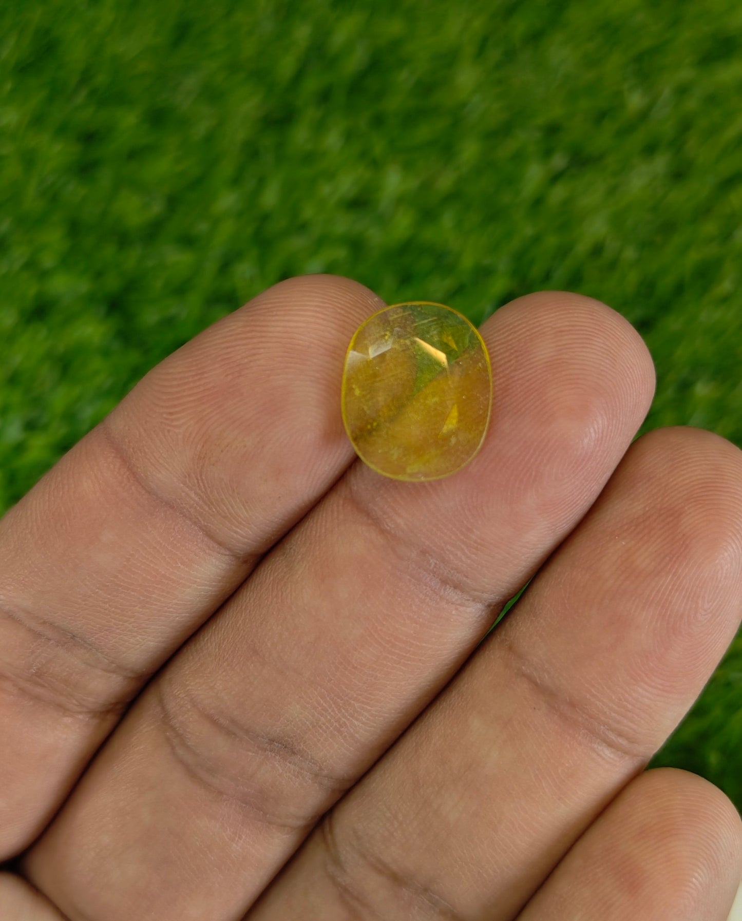 Premium Quality Pukhraj With Lab Certifice