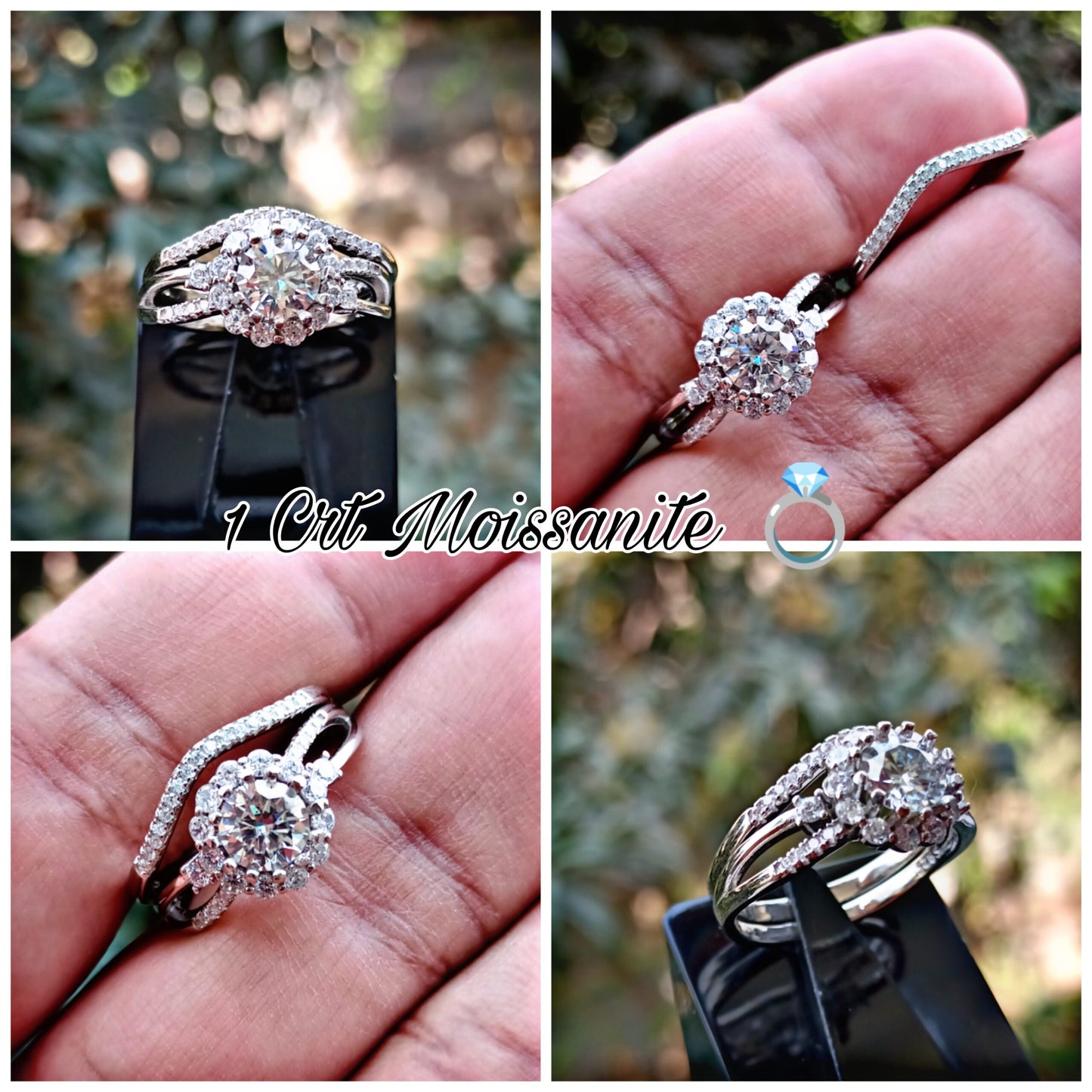 1 Crt Moissanite Turkish Ring (Best For Gift)