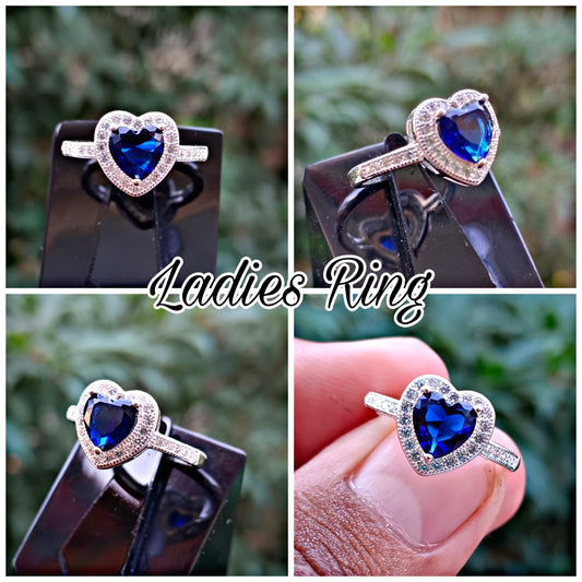 Blue Zircon Ladies Ring