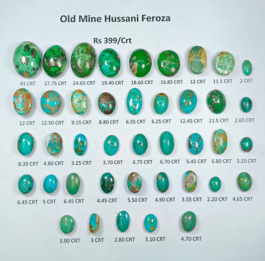 Turquoise (Green Hussani Feroza old mine)