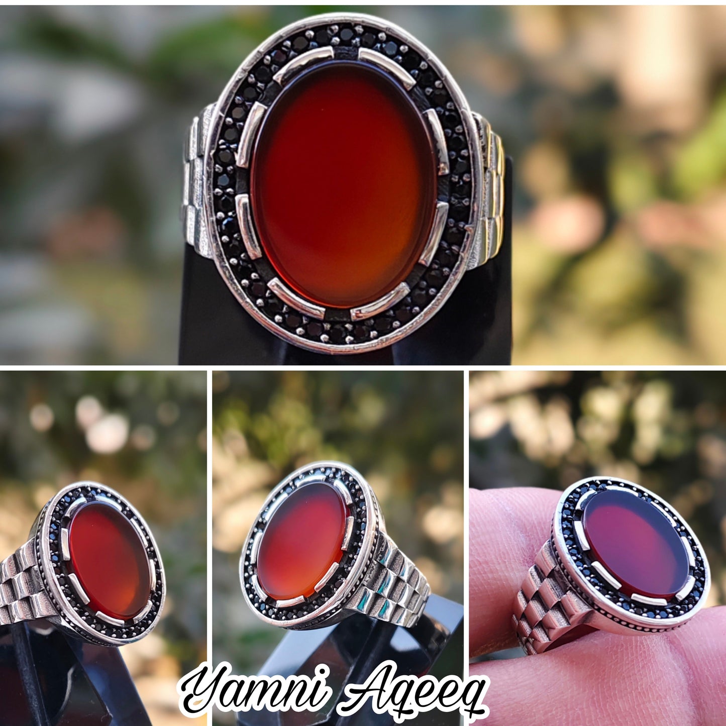 Yamni Aqeeq Turkish Ring