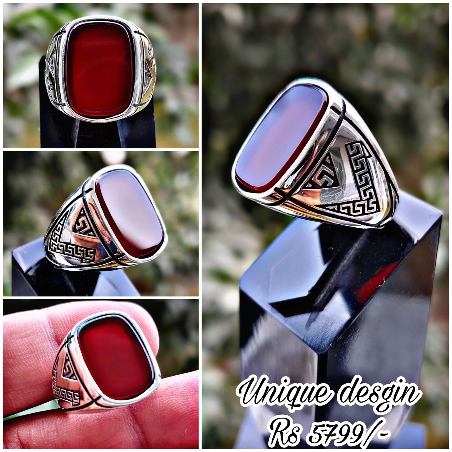 Yamni Aqeeq Turkish Ring