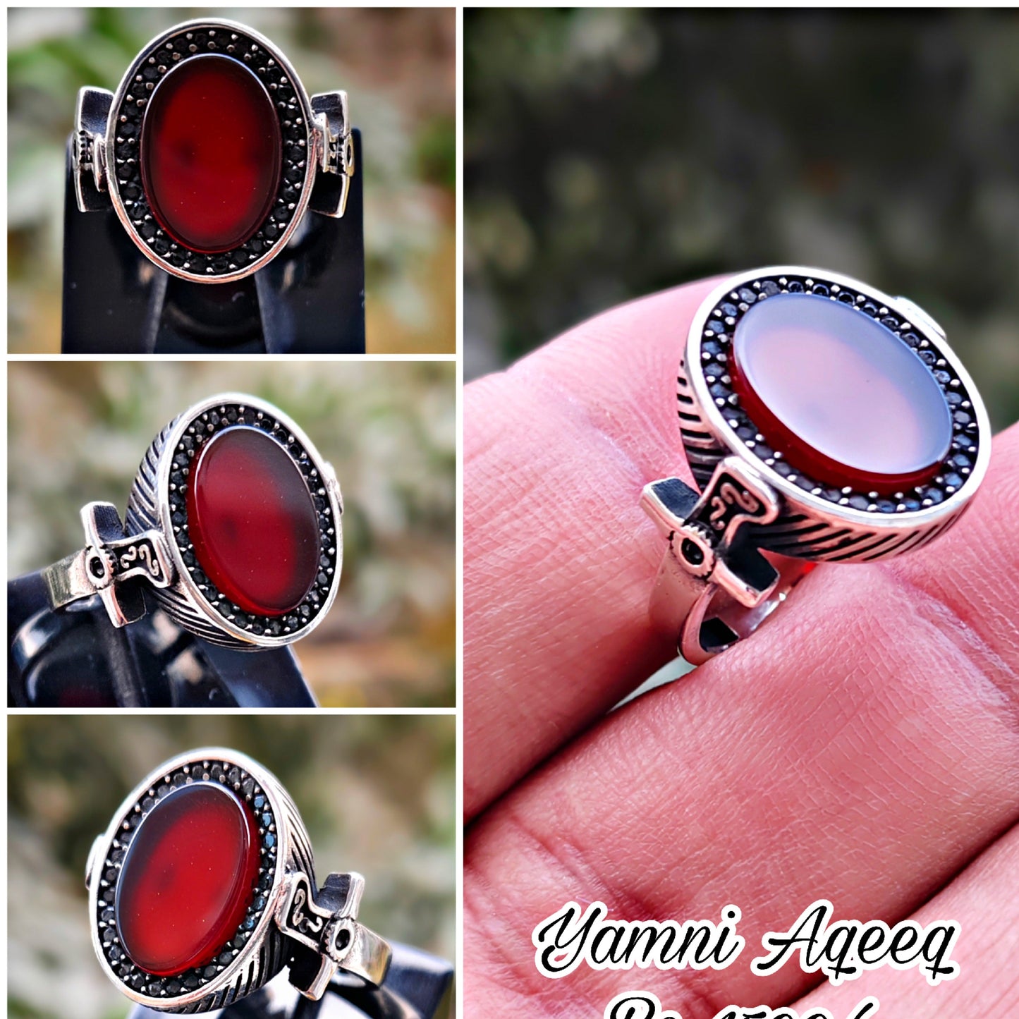Yamni Aqeeq Turkish Ring