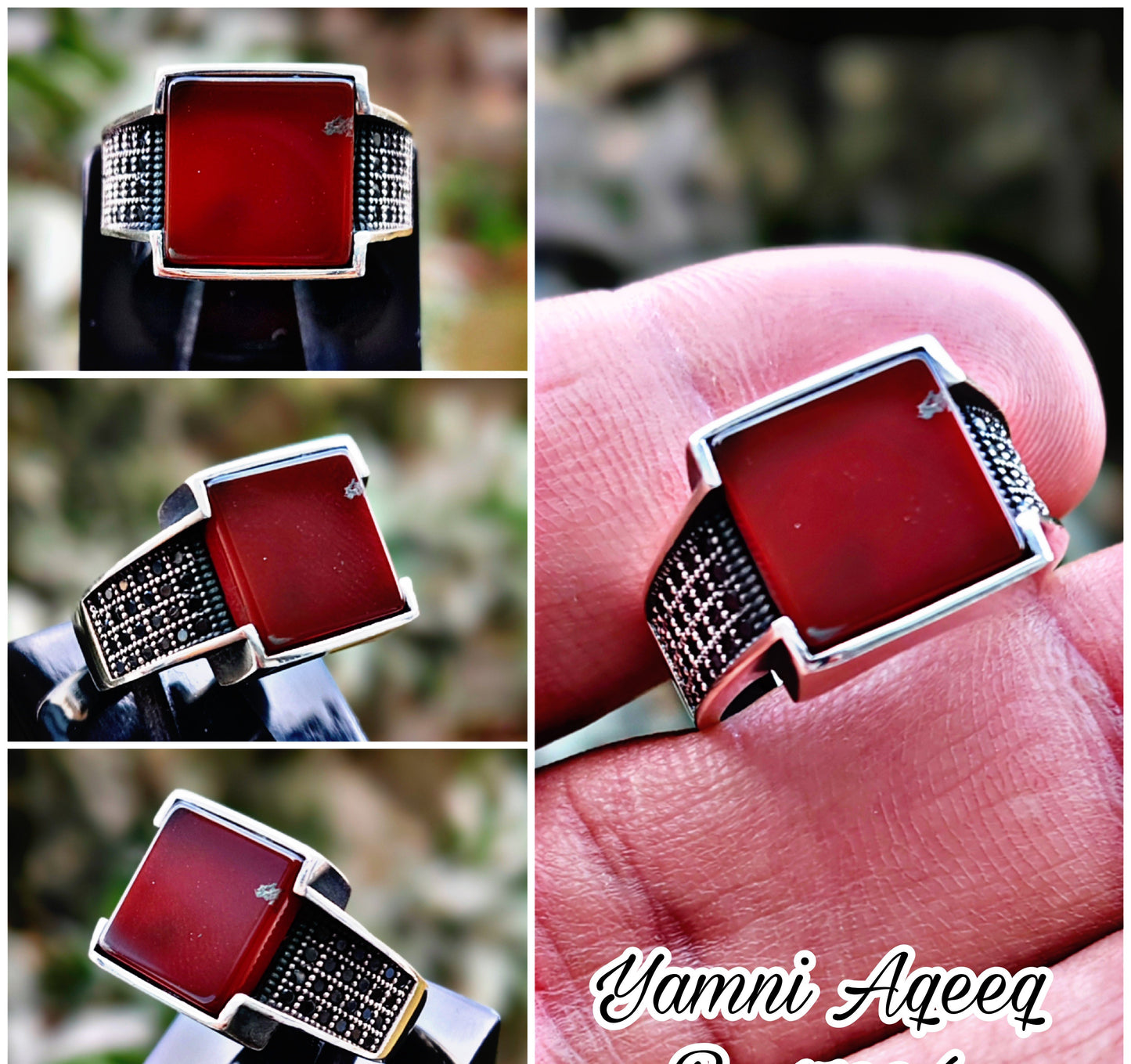 Yamni Aqeeq Turkish Ring