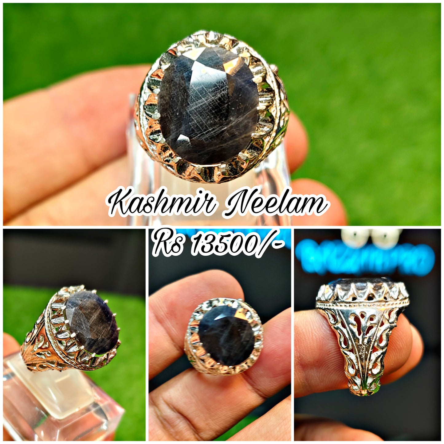 Kashmiri Neelam Ring