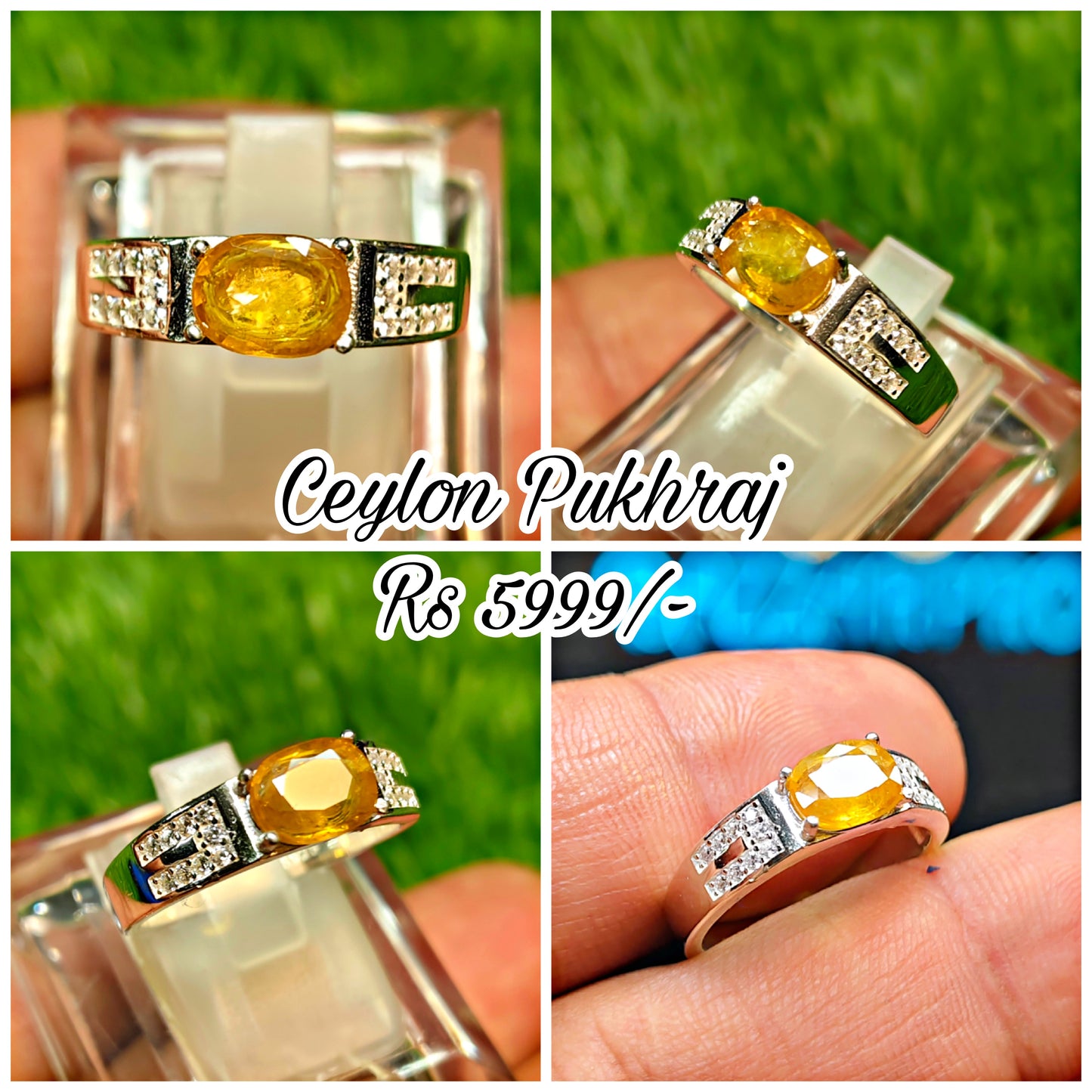 Ceylon Pukhraj Ring