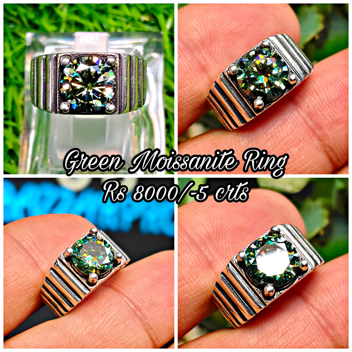 Green Moissanite Diamond