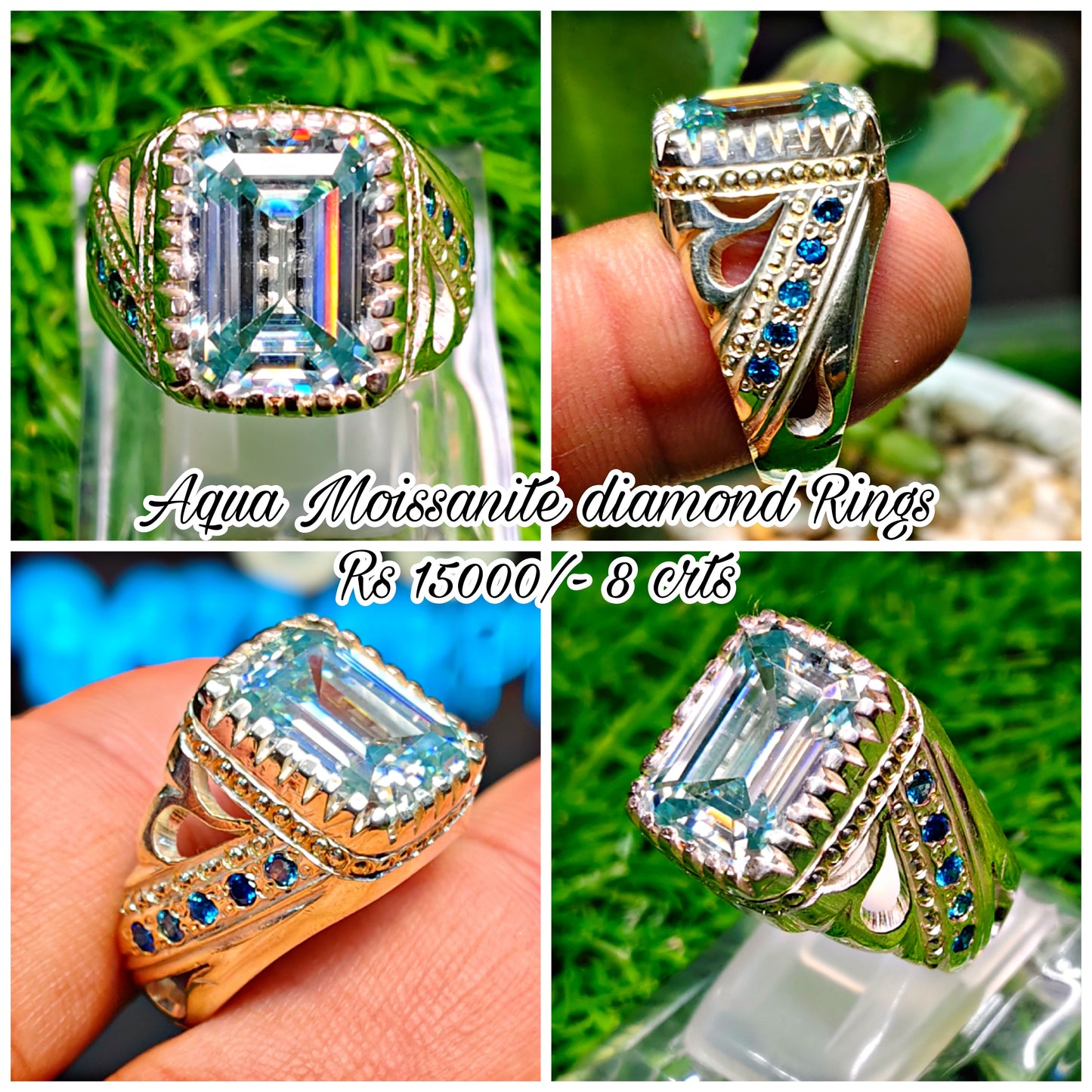 White Moissanite Diamond