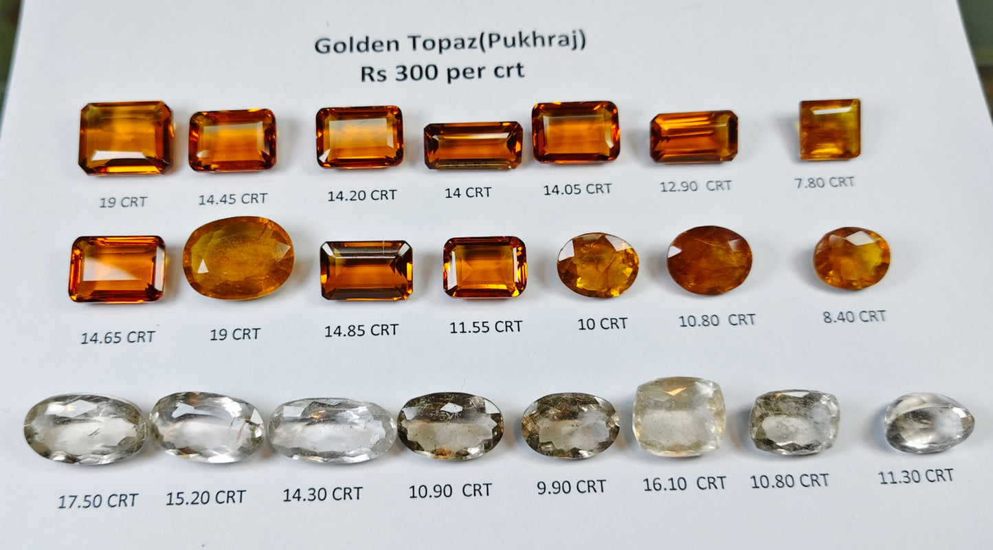 Golden Topaz (Pukhraj)