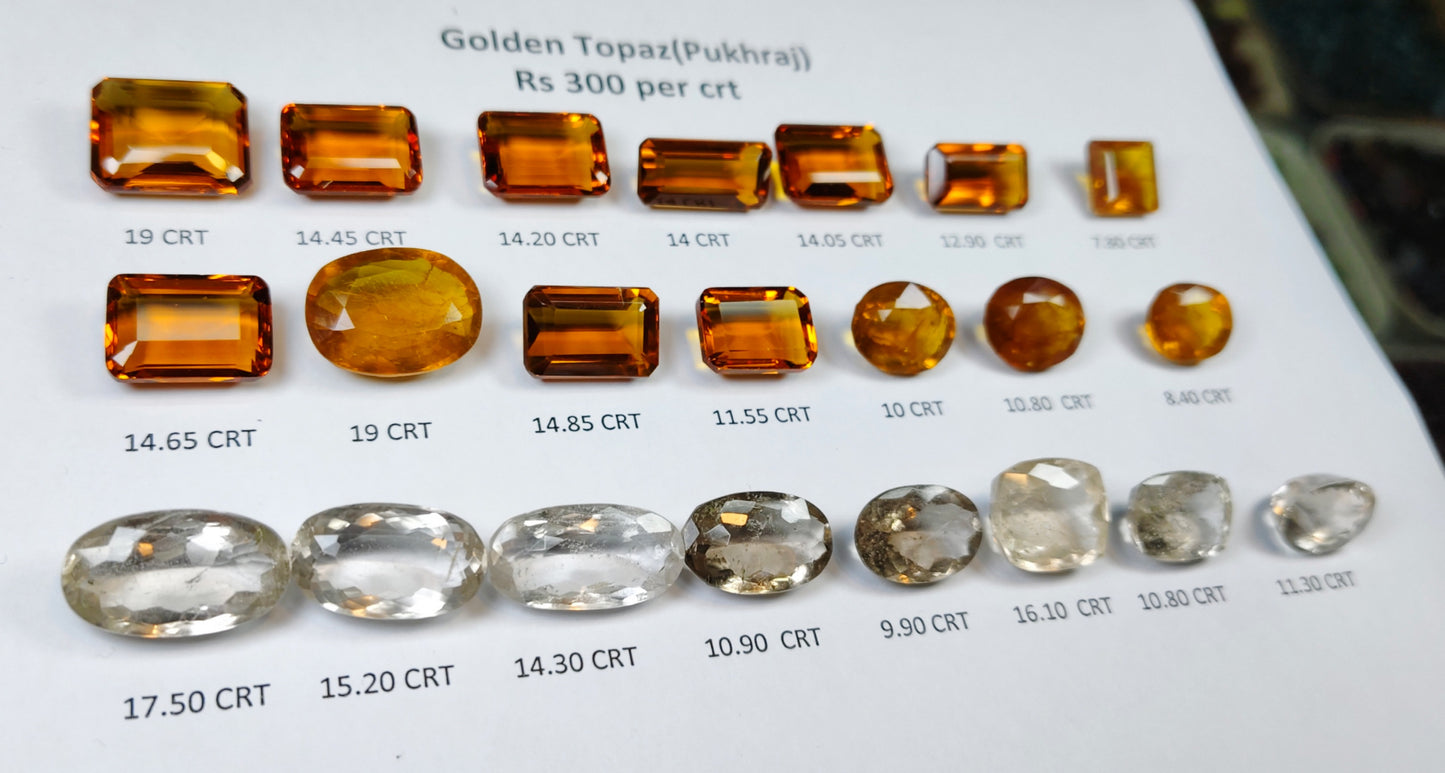 Golden Topaz (Pukhraj)