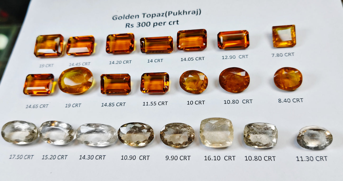 Golden Topaz (Pukhraj)