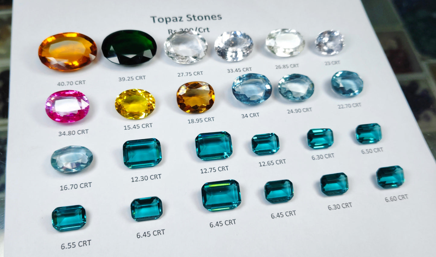 Topaz Stones