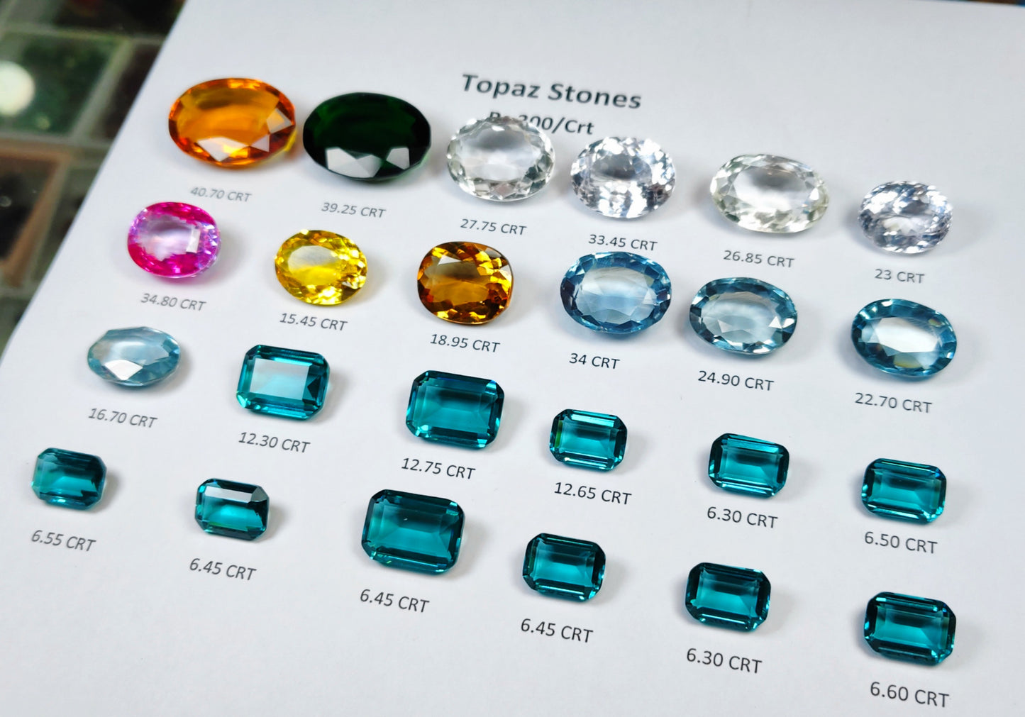 Topaz Stones
